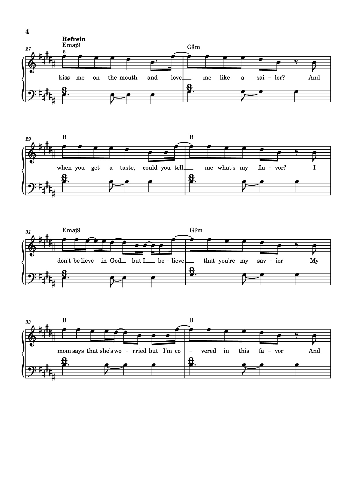 Trang 4 của Sheet nhạc PDF Piano bài hát Sailor Song Piano - Gigi Perez