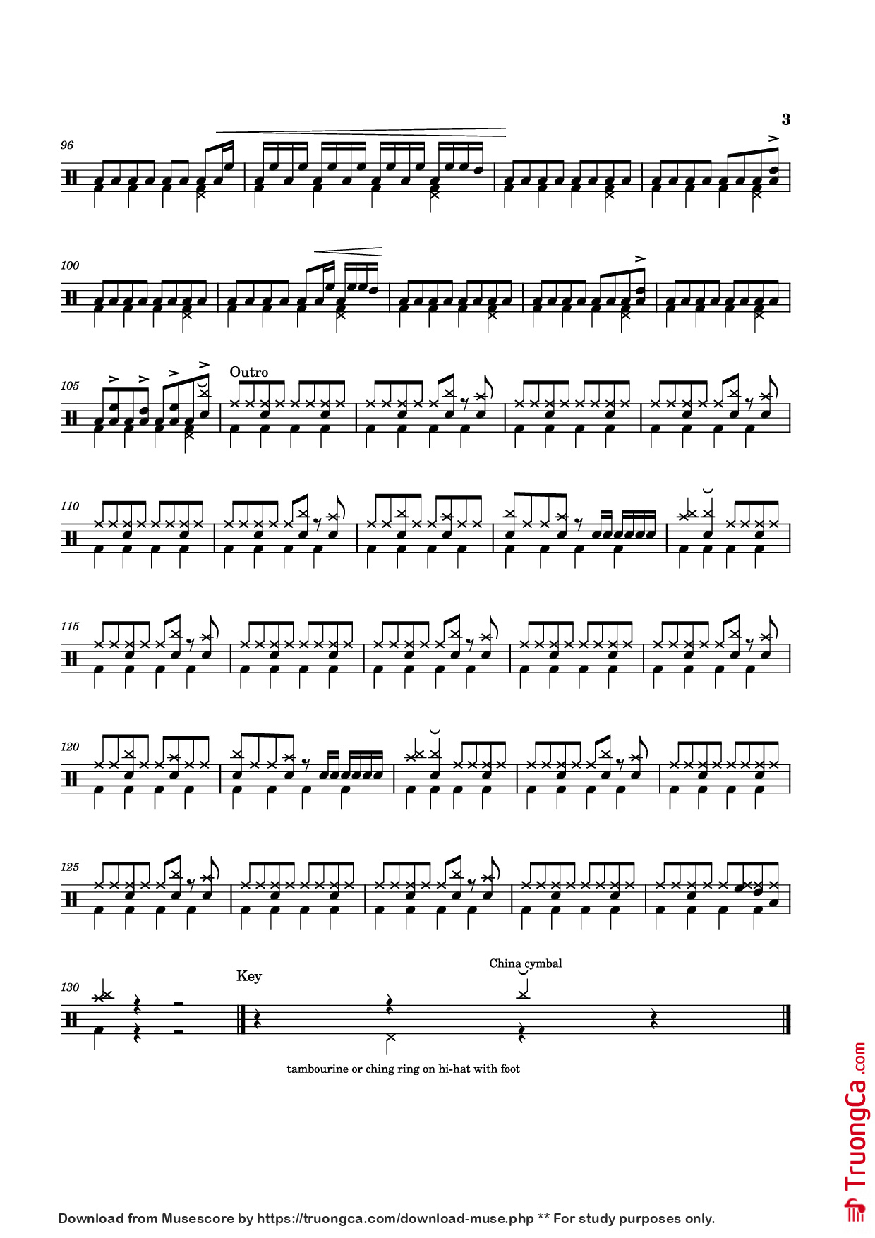 Trang 3 của Sheet nhạc PDF bài hát Dreams - The Cranberries