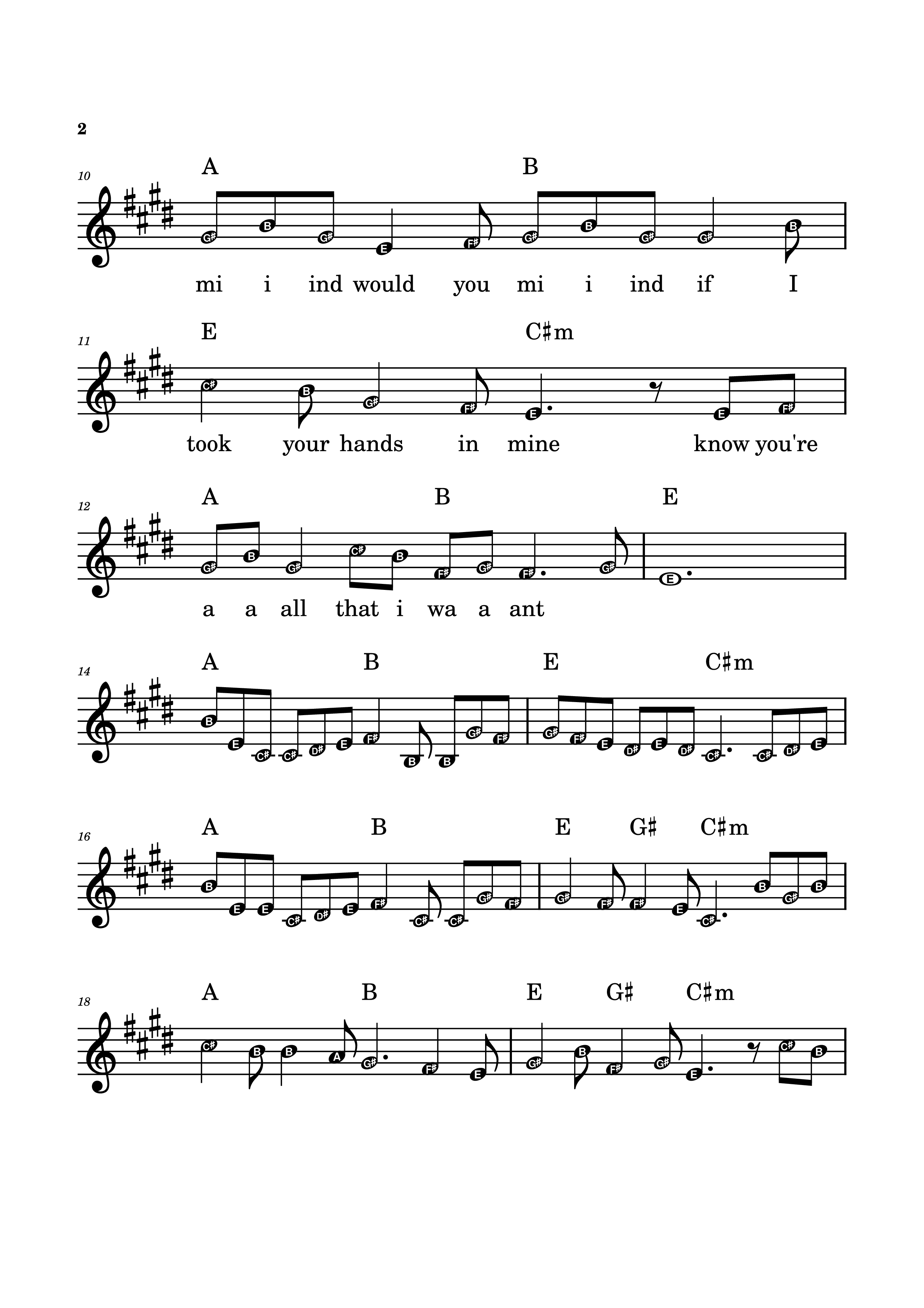 Trang 2 của Sheet nhạc PDF Piano bài hát Blue - Yung Kai - Athul C Arun