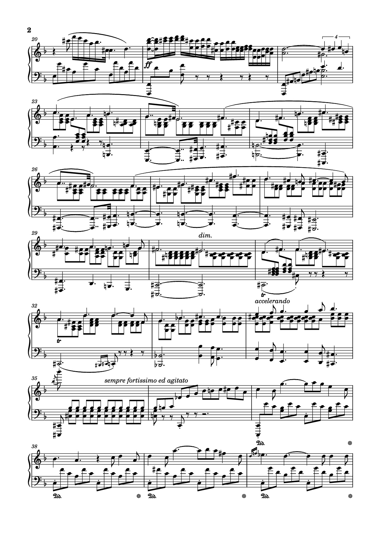 Trang 2 của Sheet nhạc PDF bài hát Nocturne in F Major Piano - Thomas Dyke Acland Tellefsen
