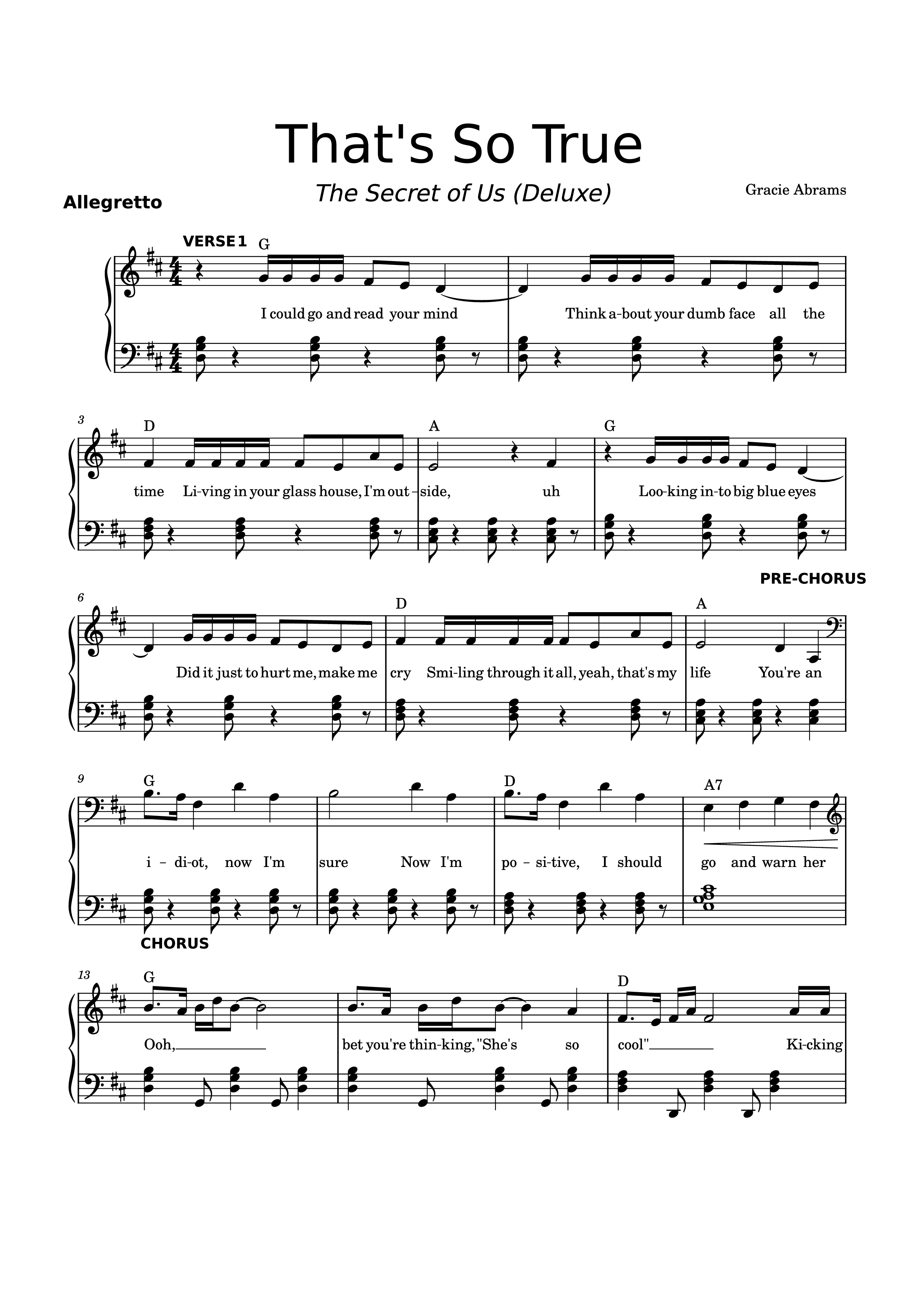 Trang 1 của Sheet nhạc PDF Piano bài hát That