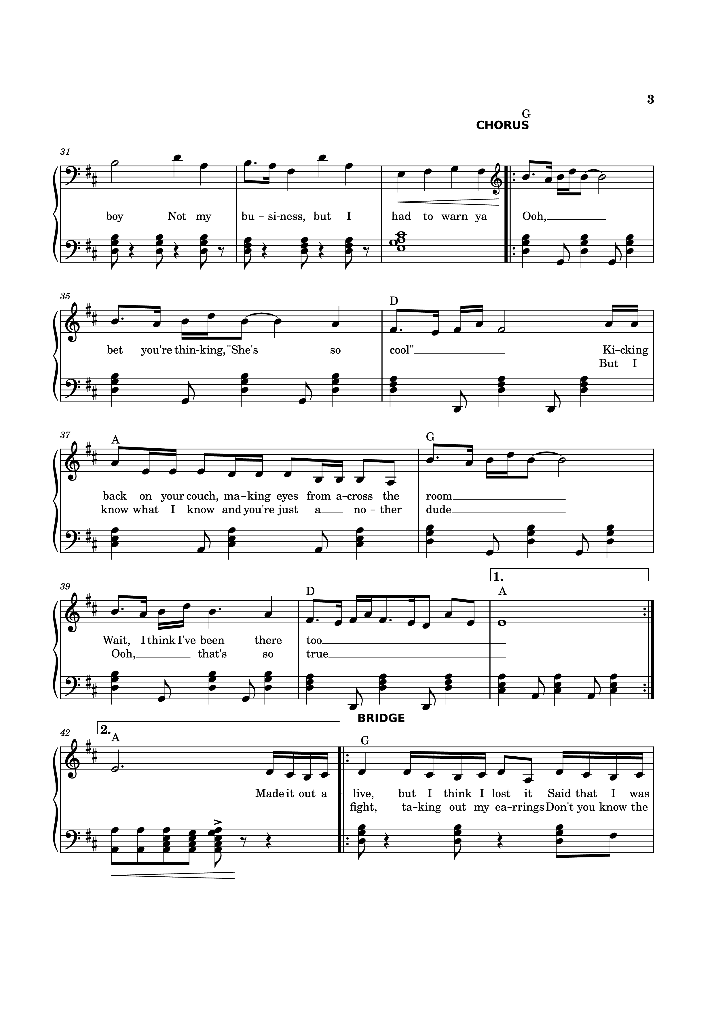 Trang 3 của Sheet nhạc PDF Piano bài hát That