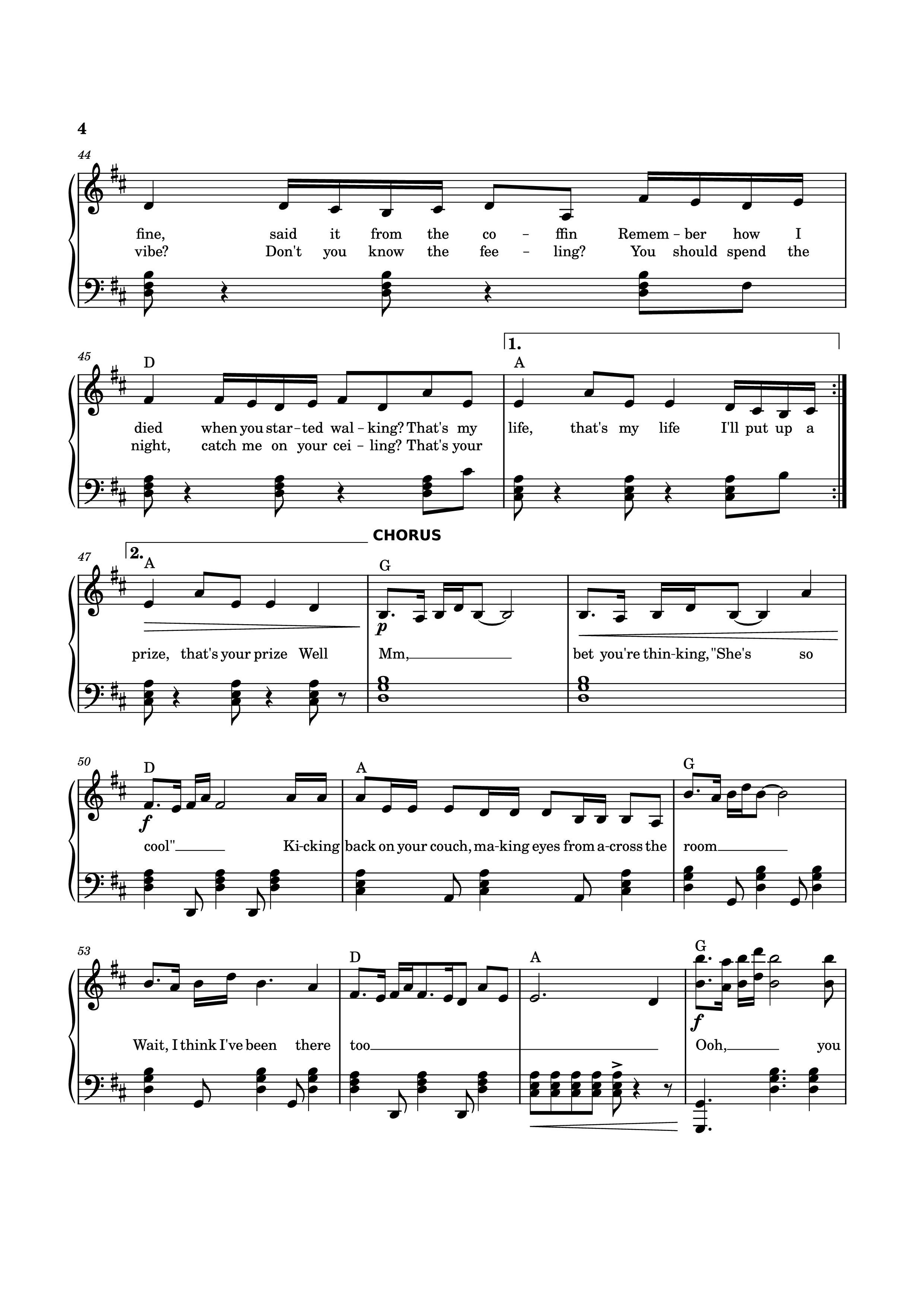 Trang 4 của Sheet nhạc PDF Piano bài hát That
