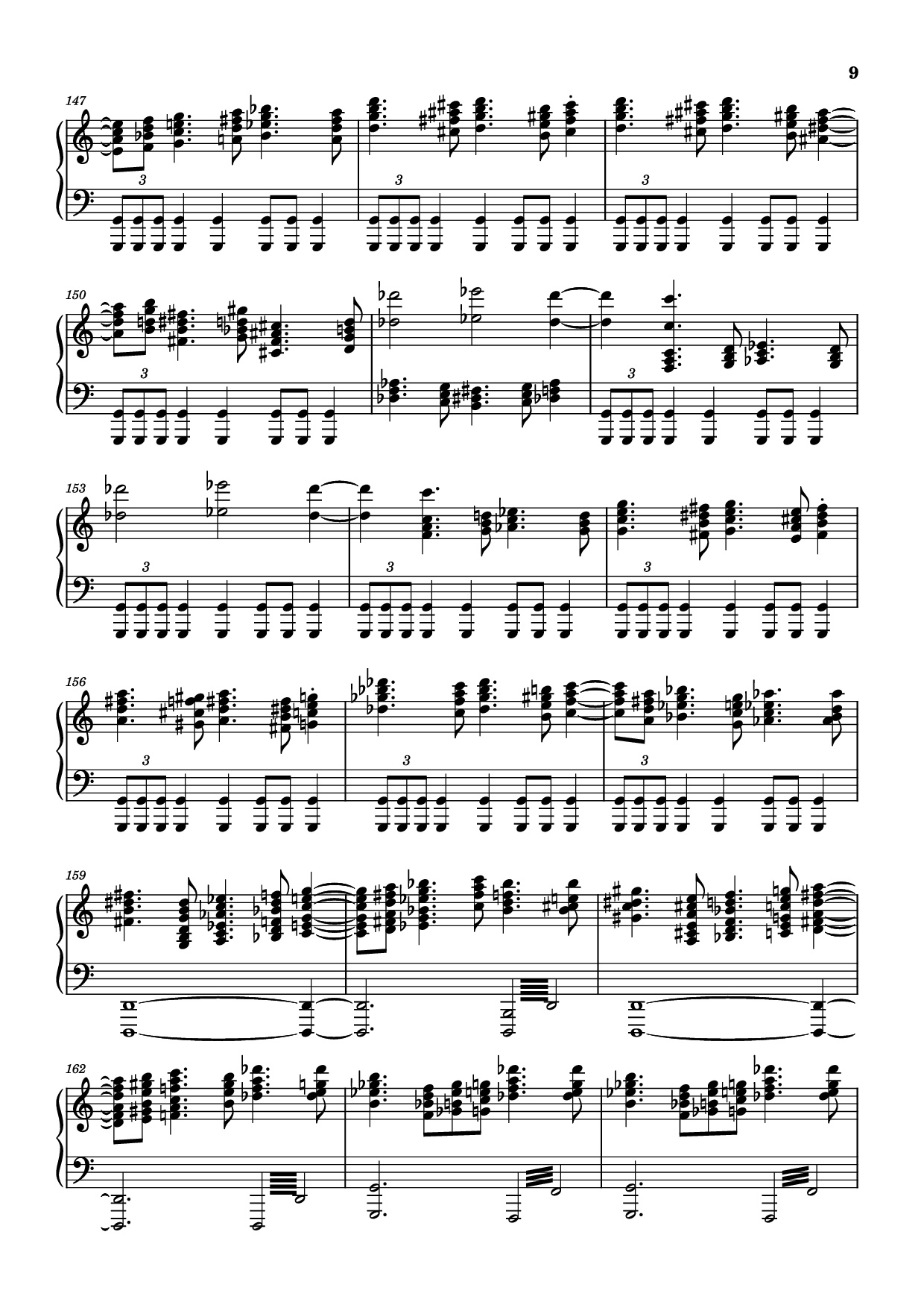 Trang 9 của Sheet nhạc PDF Piano bài hát The Planets - Mars Piano - Composer / arranger