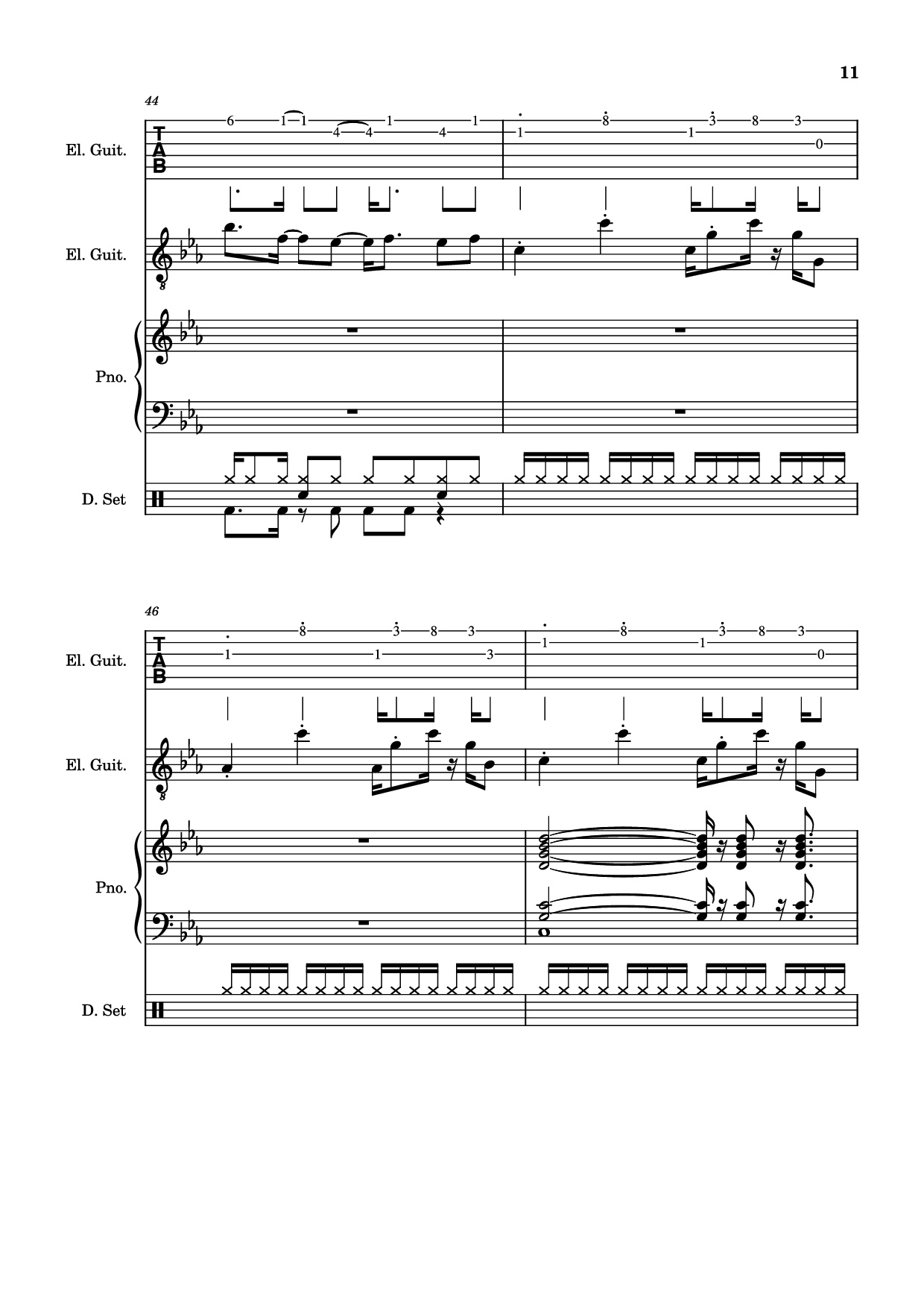 Trang 11 của Sheet nhạc PDF bài hát Dark Necessities Piano - ManoGhostBoy