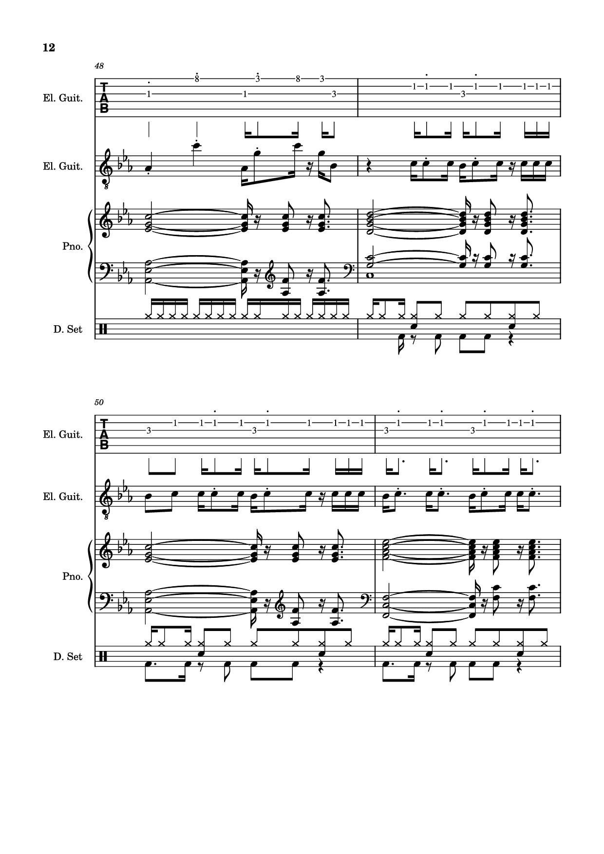 Trang 12 của Sheet nhạc PDF bài hát Dark Necessities Piano - ManoGhostBoy