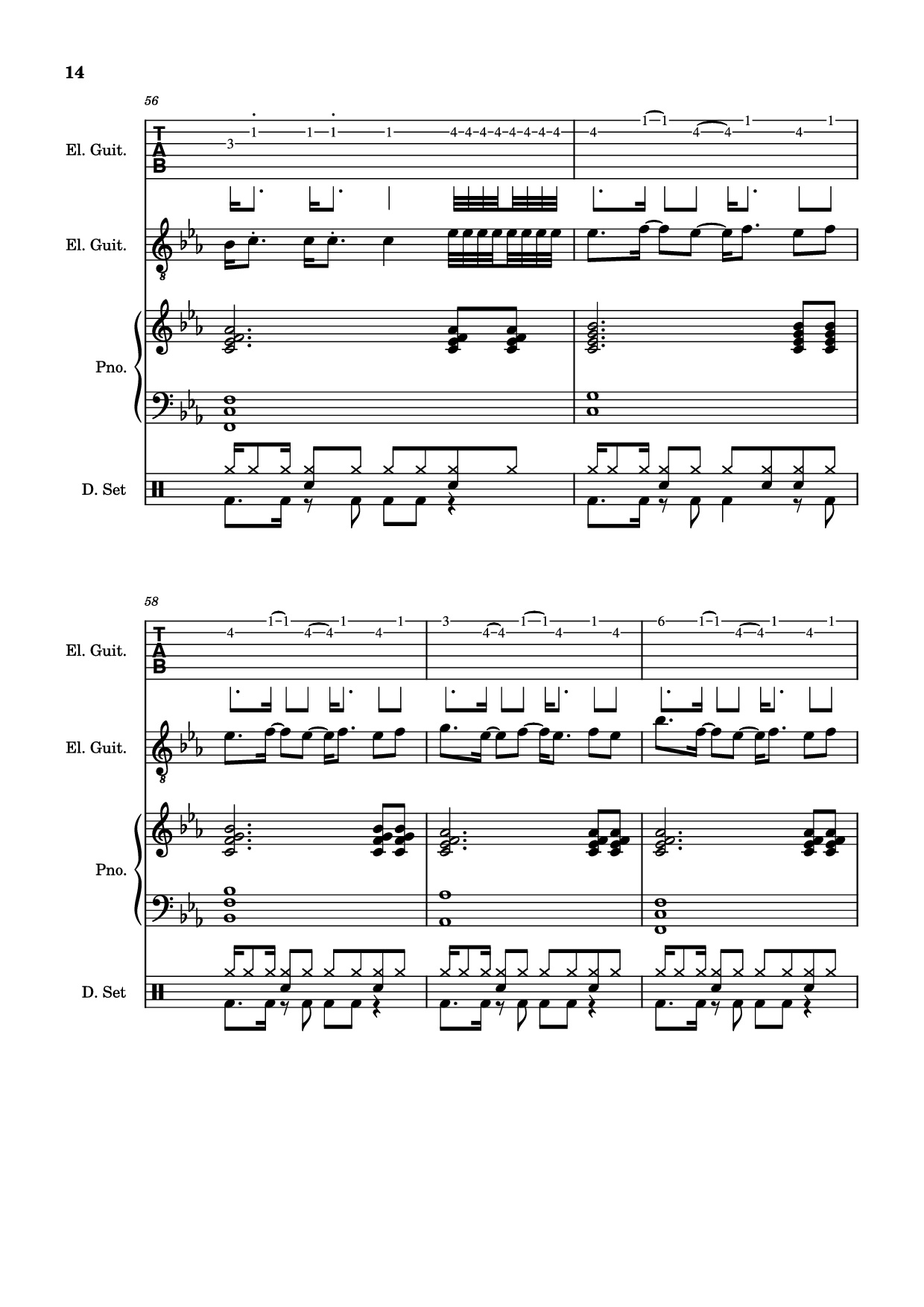 Trang 14 của Sheet nhạc PDF bài hát Dark Necessities Piano - ManoGhostBoy