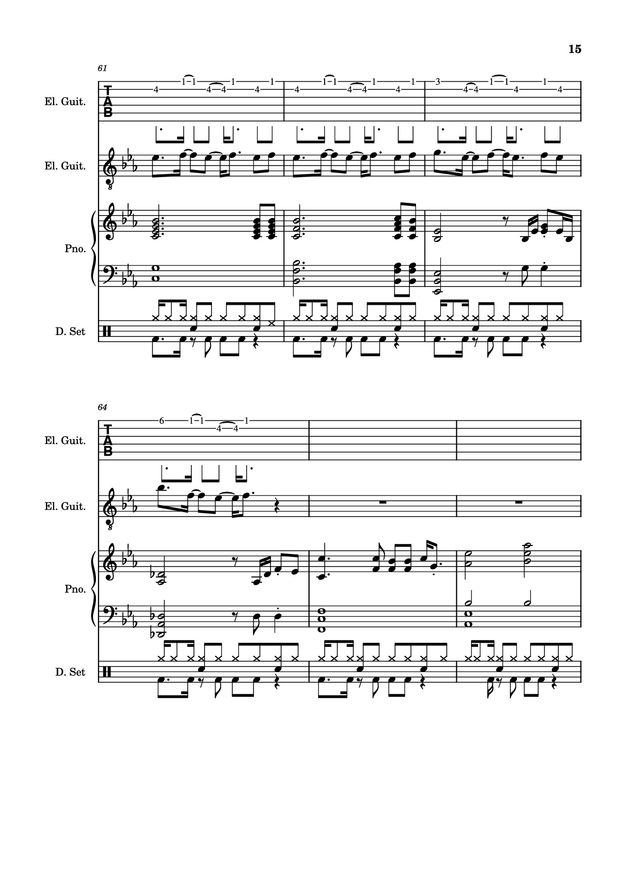 Trang 15 của Sheet nhạc PDF bài hát Dark Necessities Piano - ManoGhostBoy