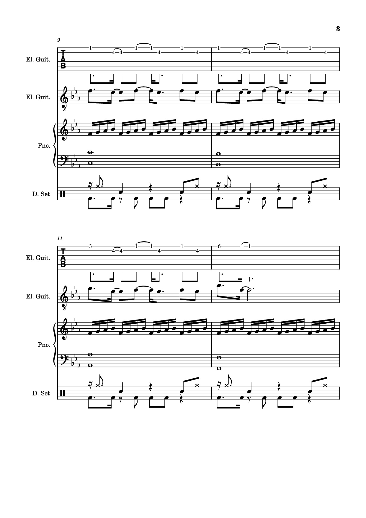 Trang 3 của Sheet nhạc PDF bài hát Dark Necessities Piano - ManoGhostBoy