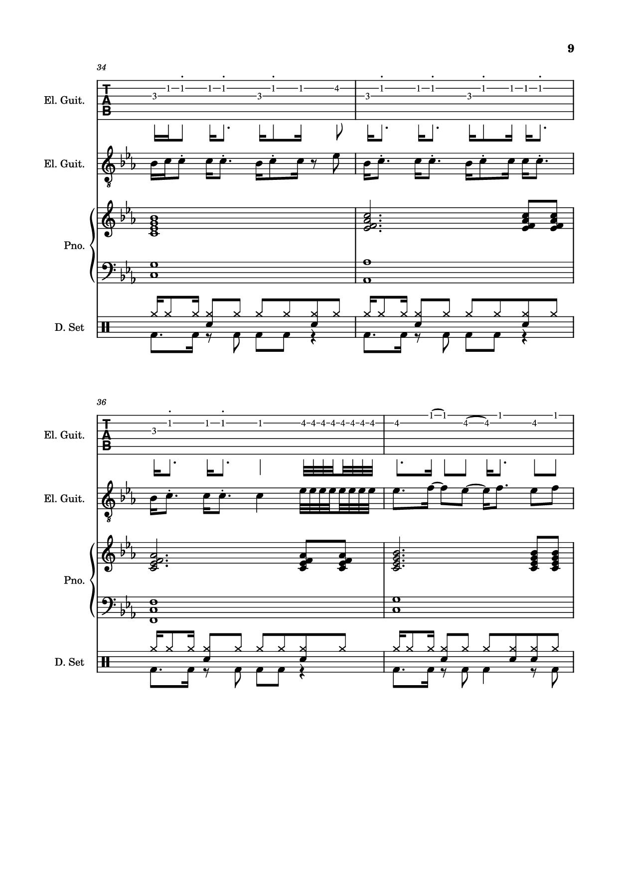 Trang 9 của Sheet nhạc PDF bài hát Dark Necessities Piano - ManoGhostBoy