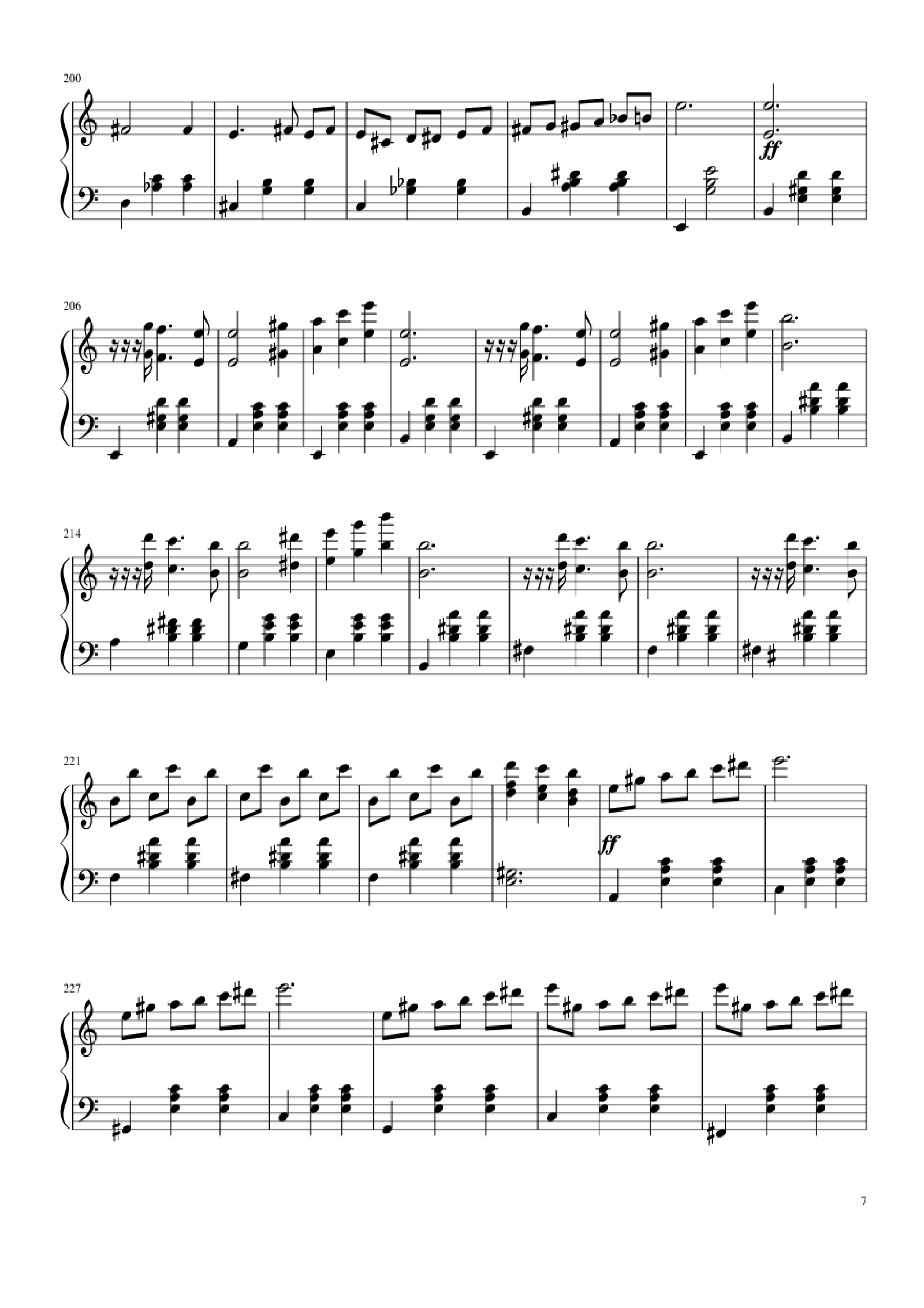 Trang 7 của Sheet nhạc PDF Piano bài hát Waltz from Masquerade Piano - Khachaturian