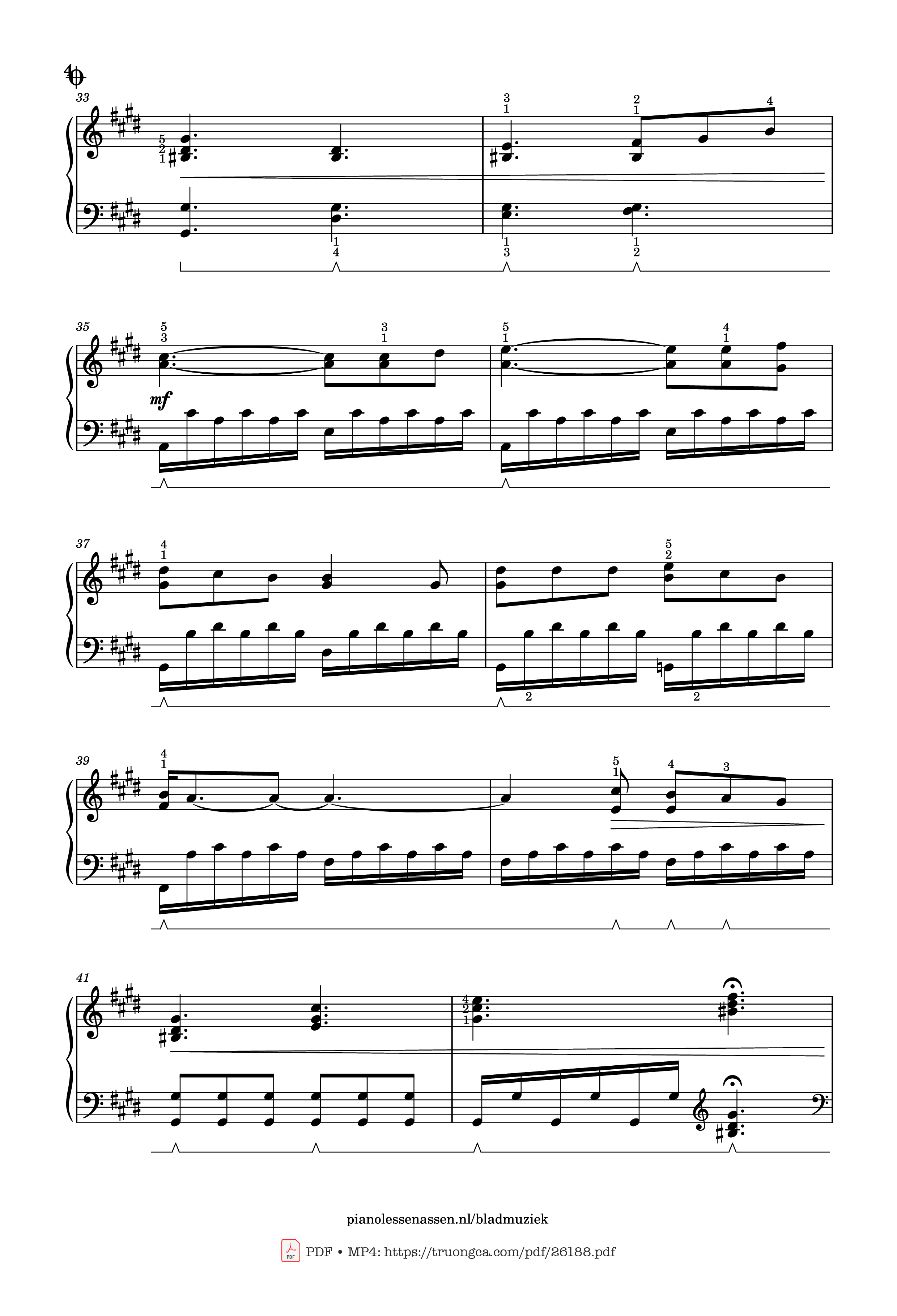 Trang 4 của Sheet nhạc PDF Piano bài hát Golden Hour Piano (with fingering) - JVKE