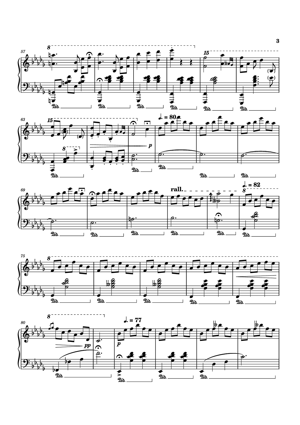 Trang 3 của Sheet nhạc PDF Piano bài hát diminished chords are cooler than i thought :O Piano - Arranged by Dara S