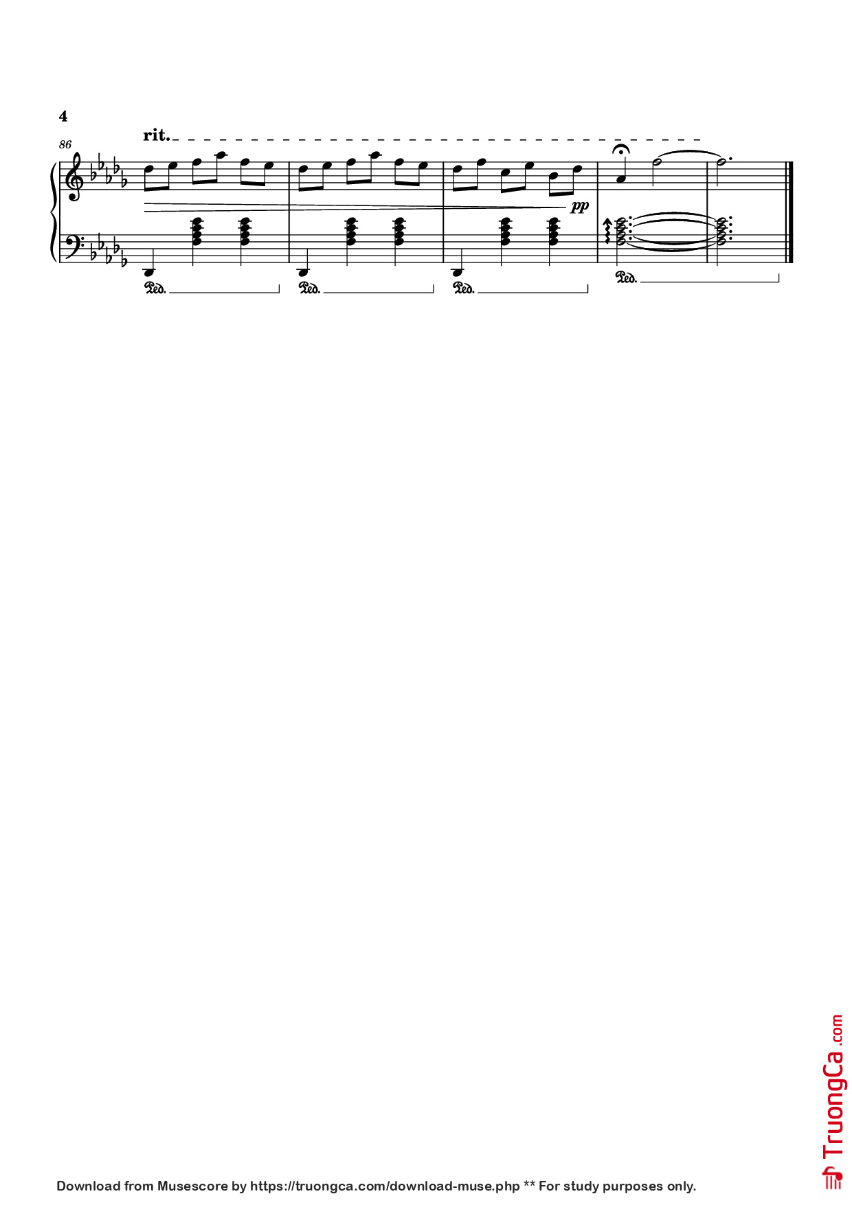 Trang 4 của Sheet nhạc PDF Piano bài hát diminished chords are cooler than i thought :O Piano - Arranged by Dara S