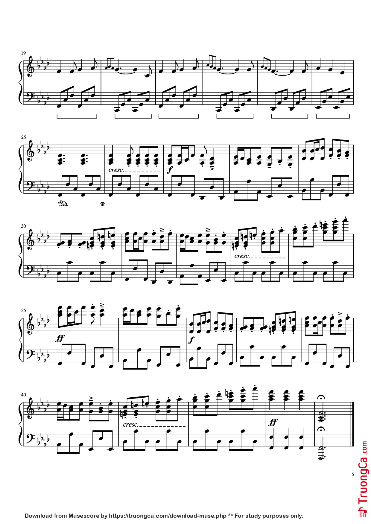 Trang 5 của Sheet nhạc PDF Piano bài hát Scenes From An Unknown Movie Piano - Brent Buyse