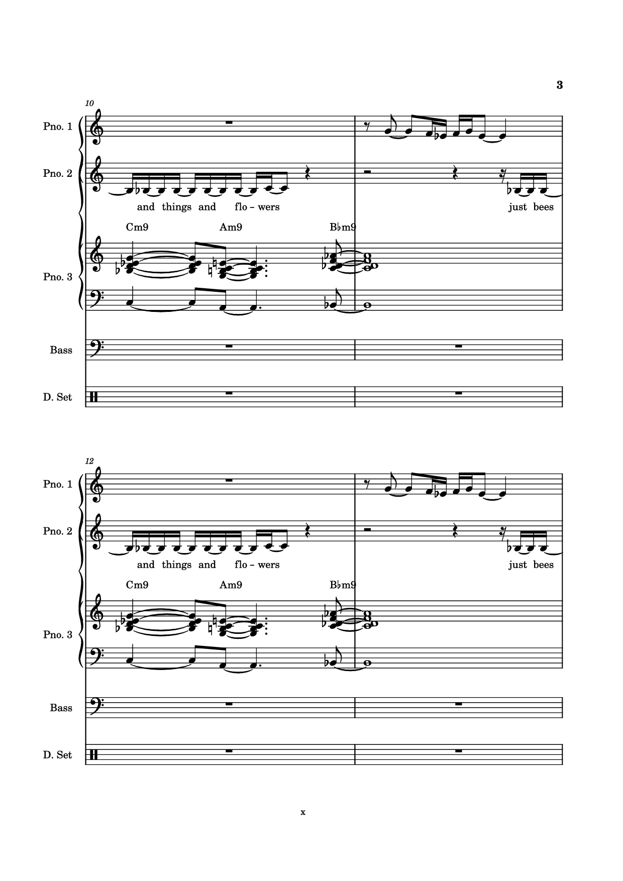 Trang 3 của Sheet nhạc PDF Piano Guitar Tab bài hát Everybody Loves the Sunshine Piano - Arr. Mohsam
