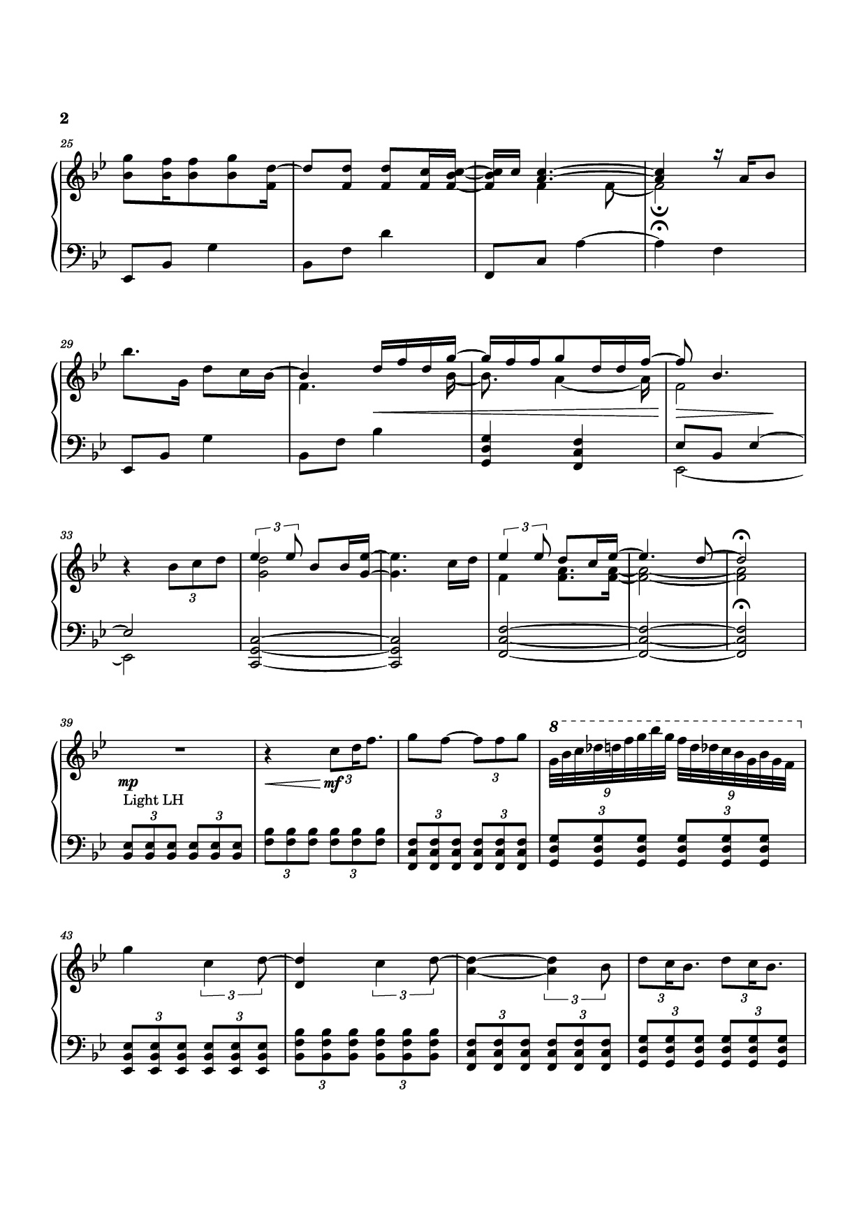 Trang 2 của Sheet nhạc PDF Piano bài hát Beautiful Things Piano - Arr. Judah Esparza