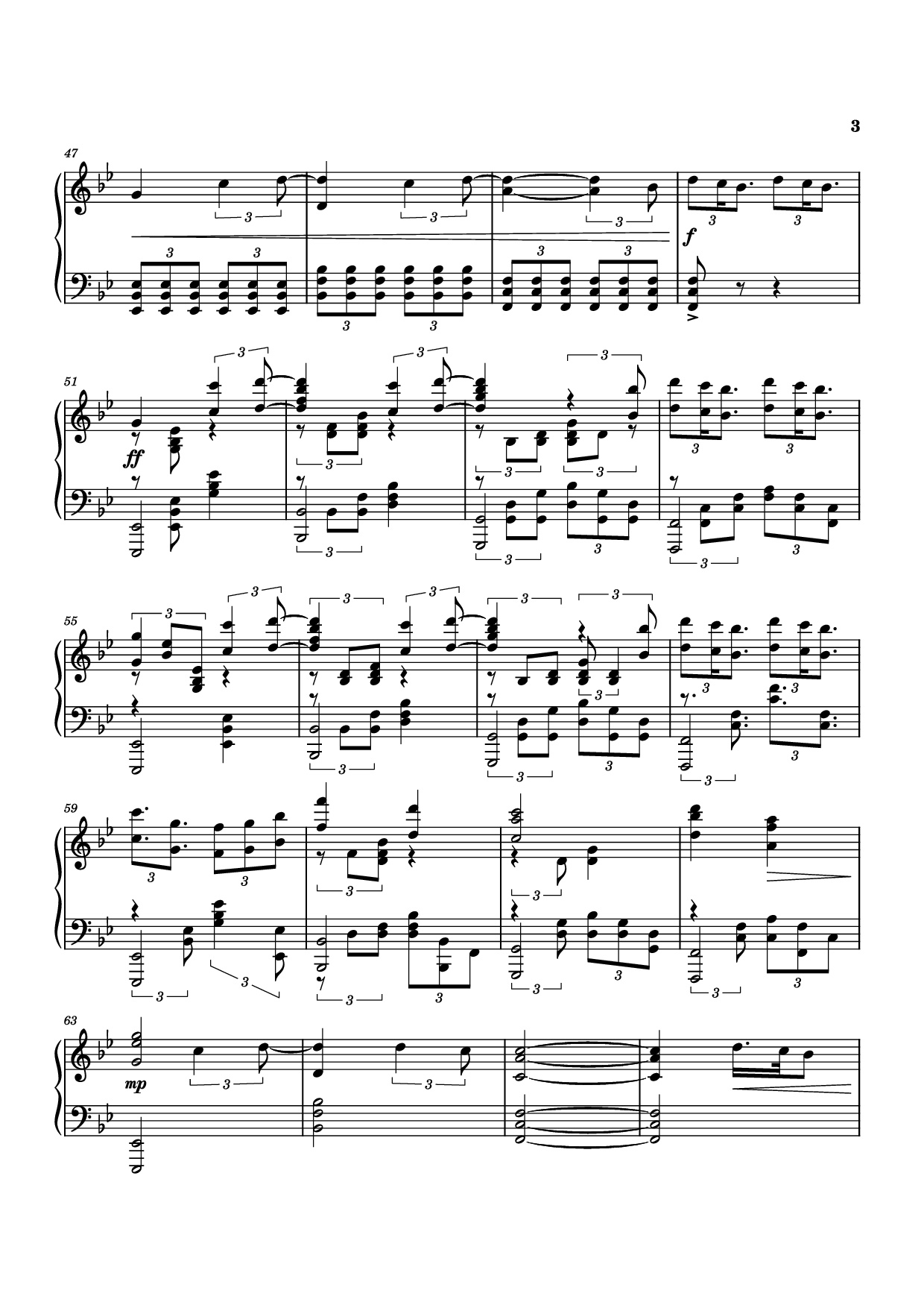 Trang 3 của Sheet nhạc PDF Piano bài hát Beautiful Things Piano - Arr. Judah Esparza