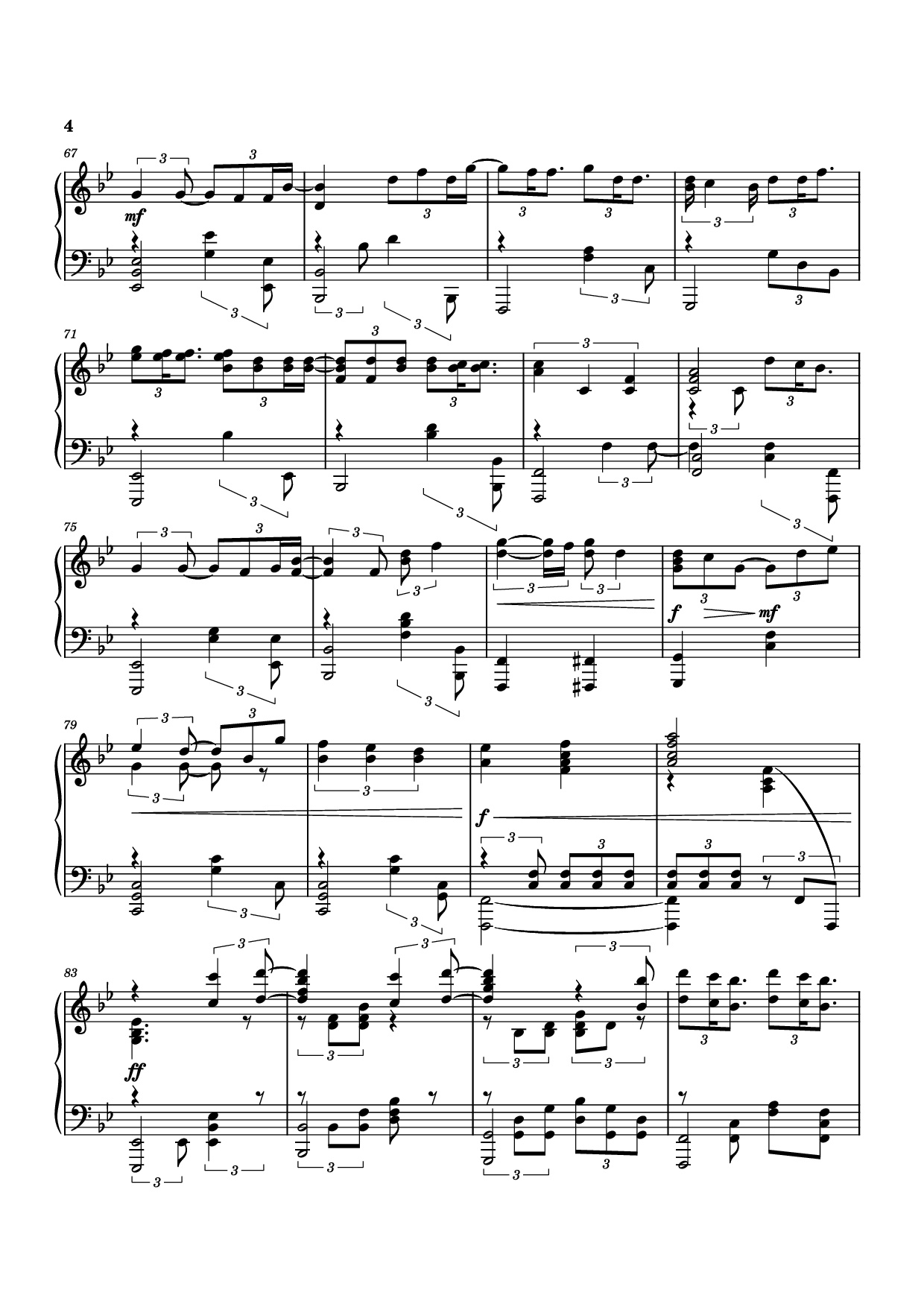 Trang 4 của Sheet nhạc PDF Piano bài hát Beautiful Things Piano - Arr. Judah Esparza
