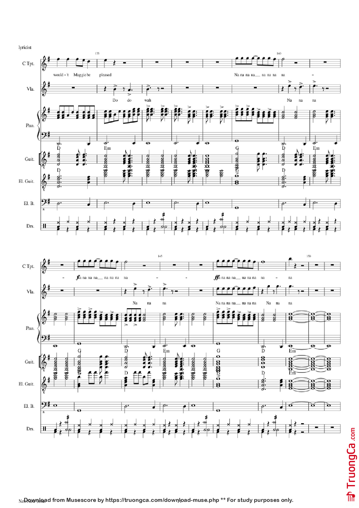 Trang 11 của Sheet nhạc PDF Piano Guitar Tab bài hát Not Now John Piano - Roger Waters