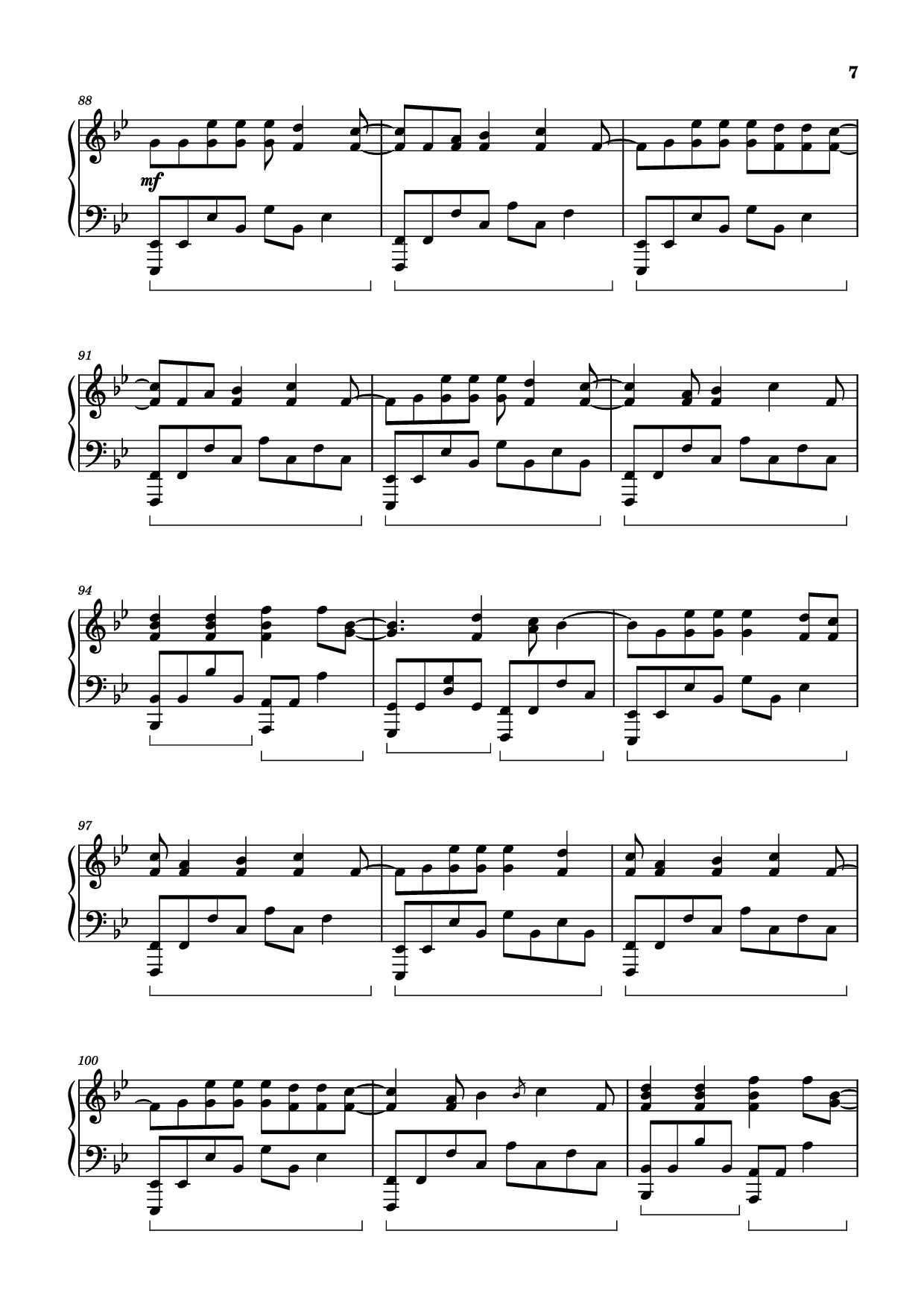 Trang 7 của Sheet nhạc PDF Piano bài hát Night Changes Piano - One Direction