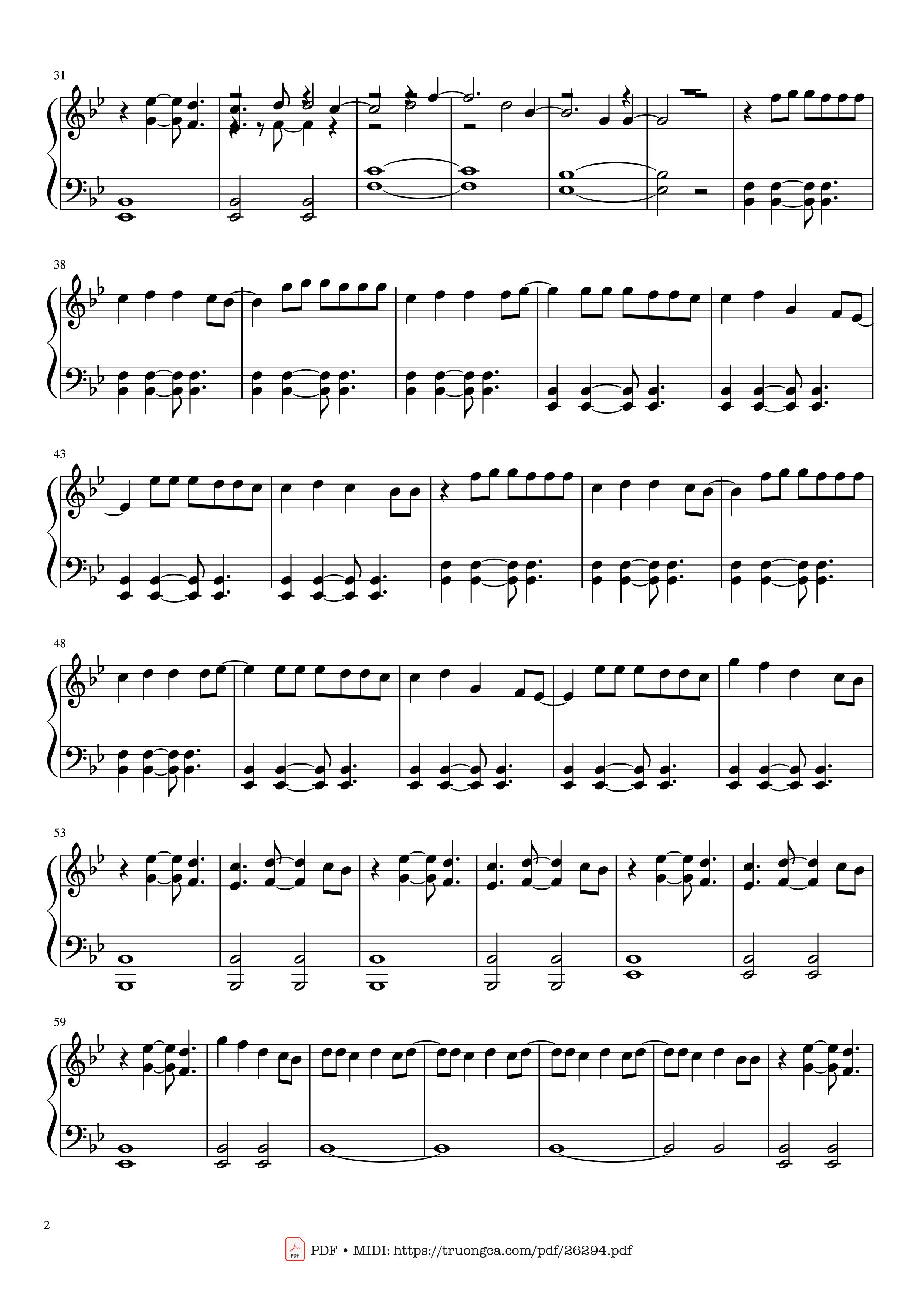 Trang 2 của Sheet nhạc PDF Piano bài hát Steal My Girl Piano - Composed by: One Direction Arranged by: Matthew Smith-Spangler