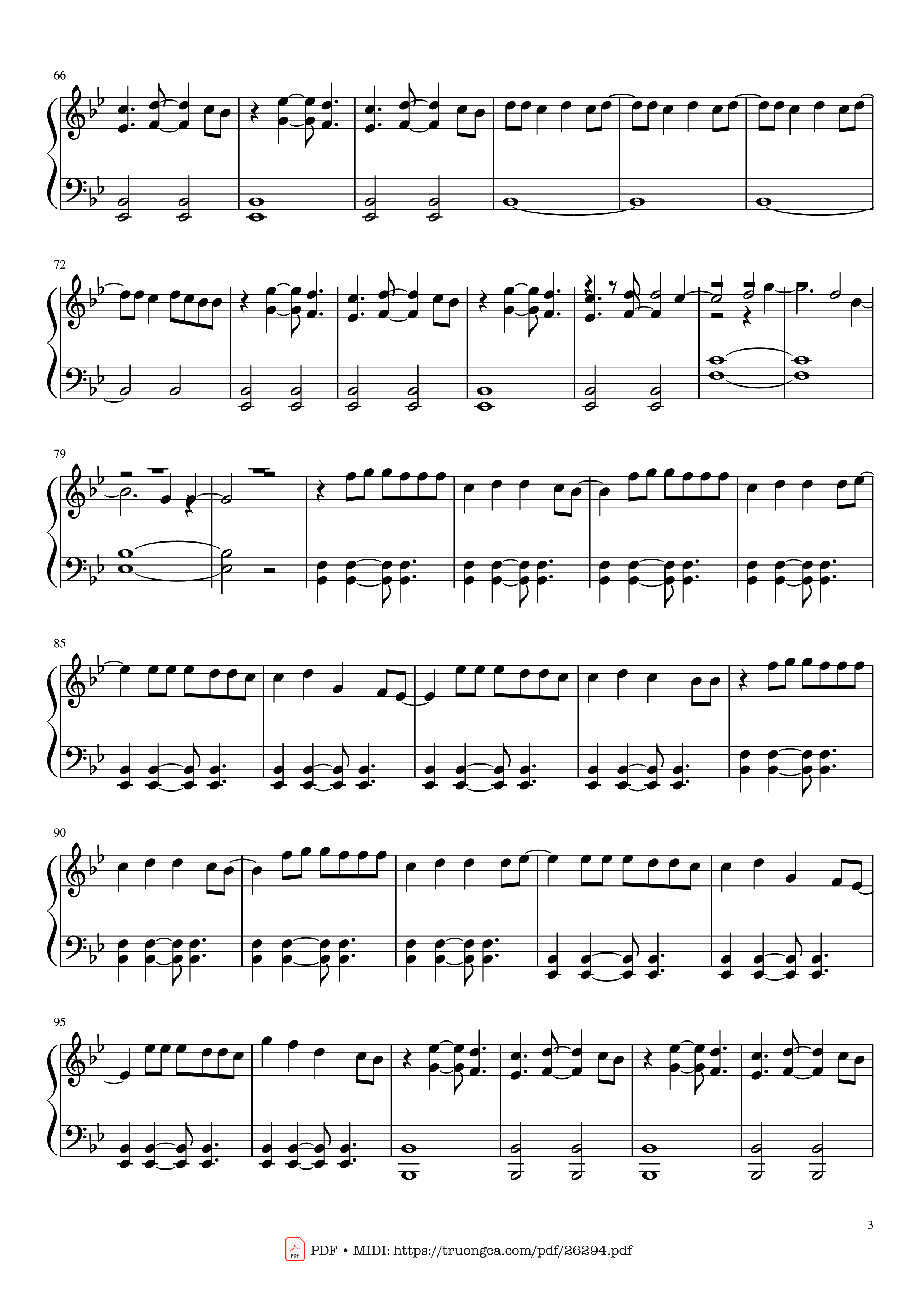 Trang 3 của Sheet nhạc PDF Piano bài hát Steal My Girl Piano - Composed by: One Direction Arranged by: Matthew Smith-Spangler