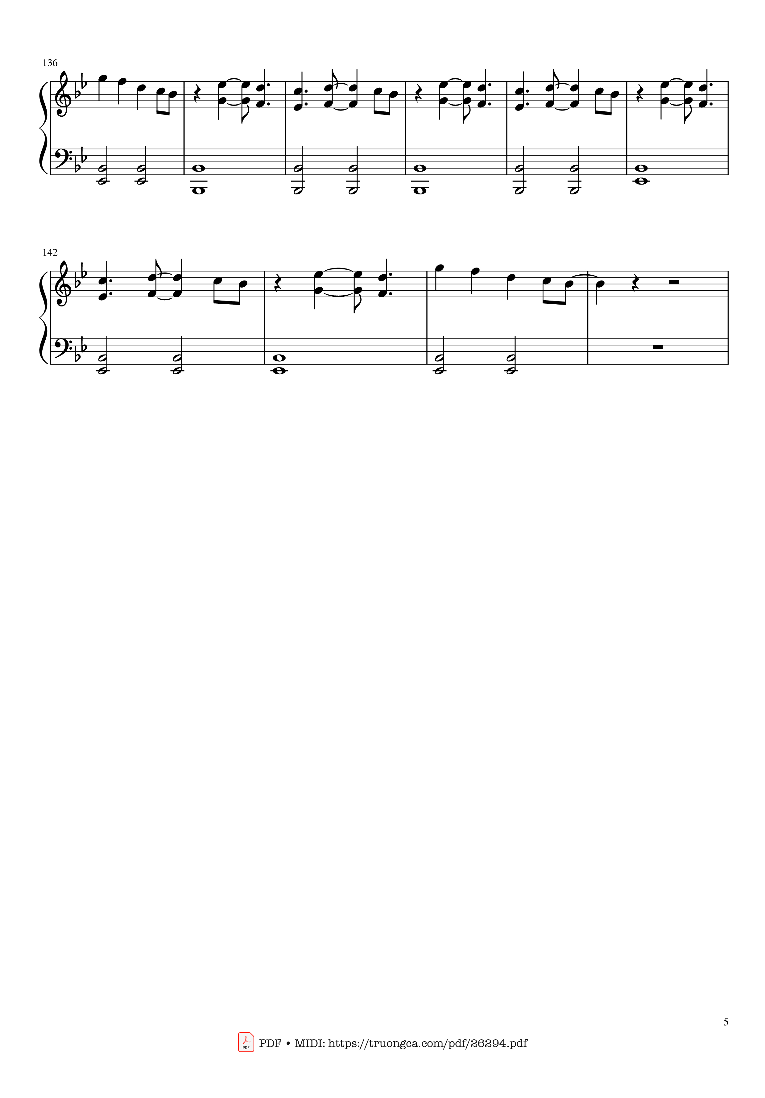 Trang 5 của Sheet nhạc PDF Piano bài hát Steal My Girl Piano - Composed by: One Direction Arranged by: Matthew Smith-Spangler