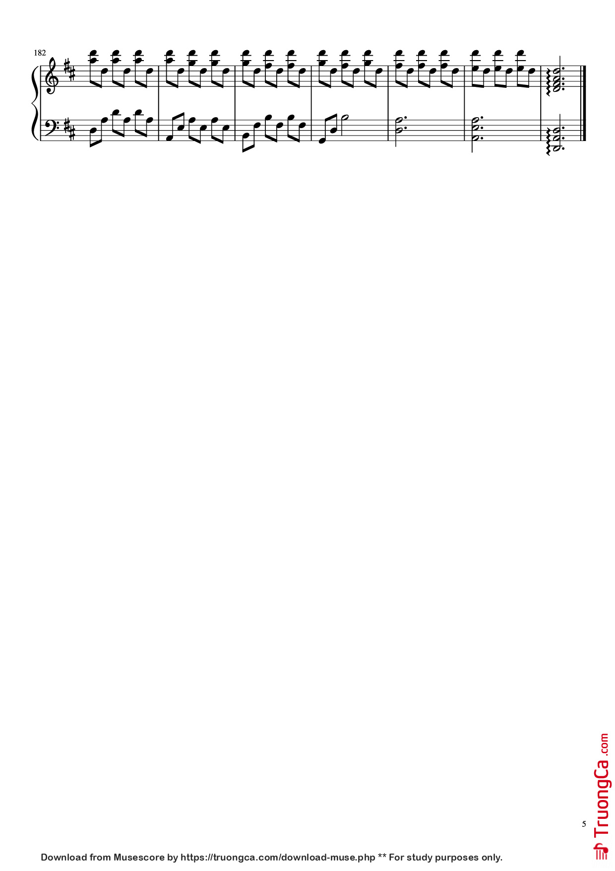 Trang 5 của Sheet nhạc PDF Piano bài hát I Giorni Piano - Undefined