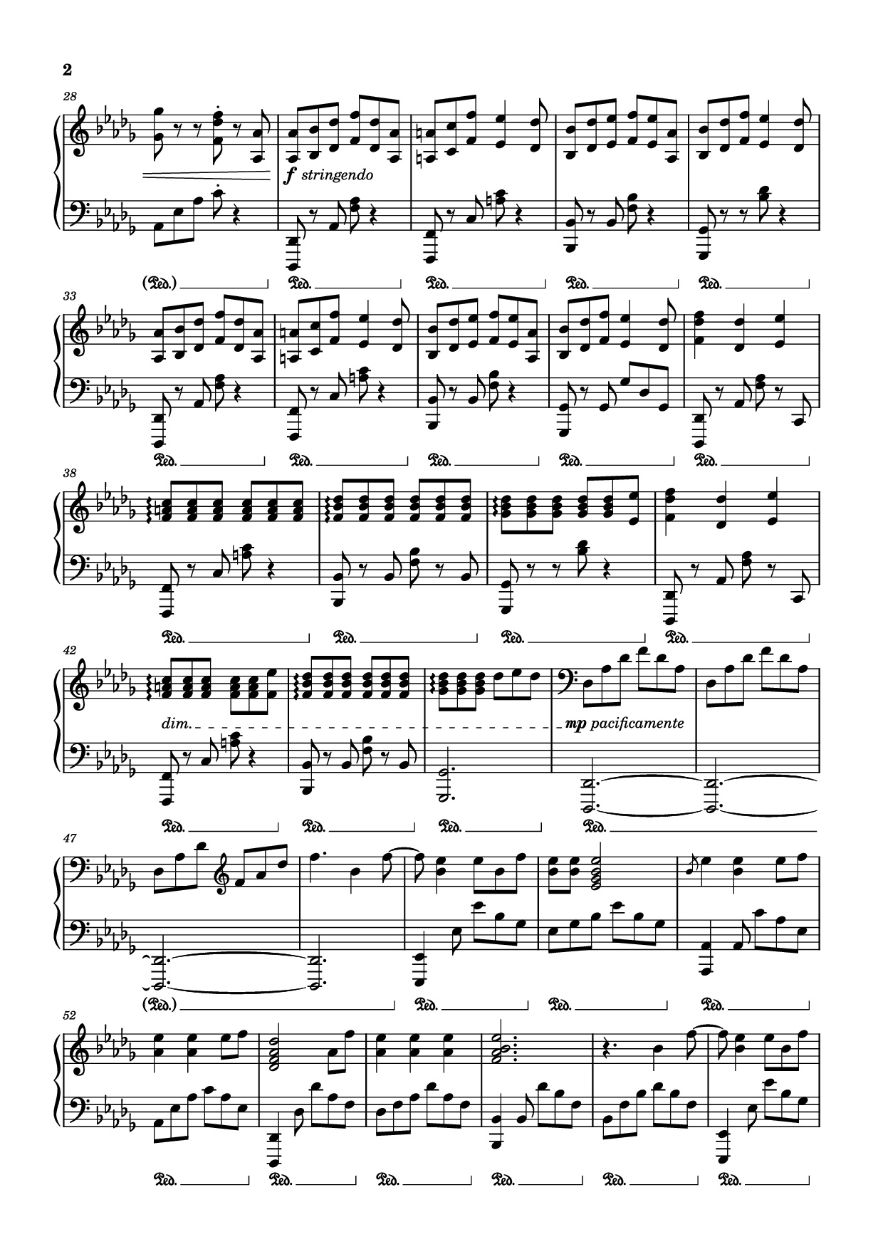 Trang 2 của Sheet nhạc PDF Piano bài hát Snowman Piano - Sia