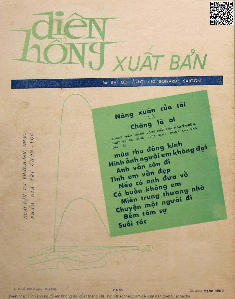 Trang 4 của Sheet nhạc PDF bài hát Hình ảnh người em không đợi - Hoàng Thi Thơ, 1. Ngày nào em  đến, áo em màu trinh. Áo xinh là xinh, áo  em trong trời  hồng Là  gió, là  bướm, là  hoa, là  mây chiều  tà