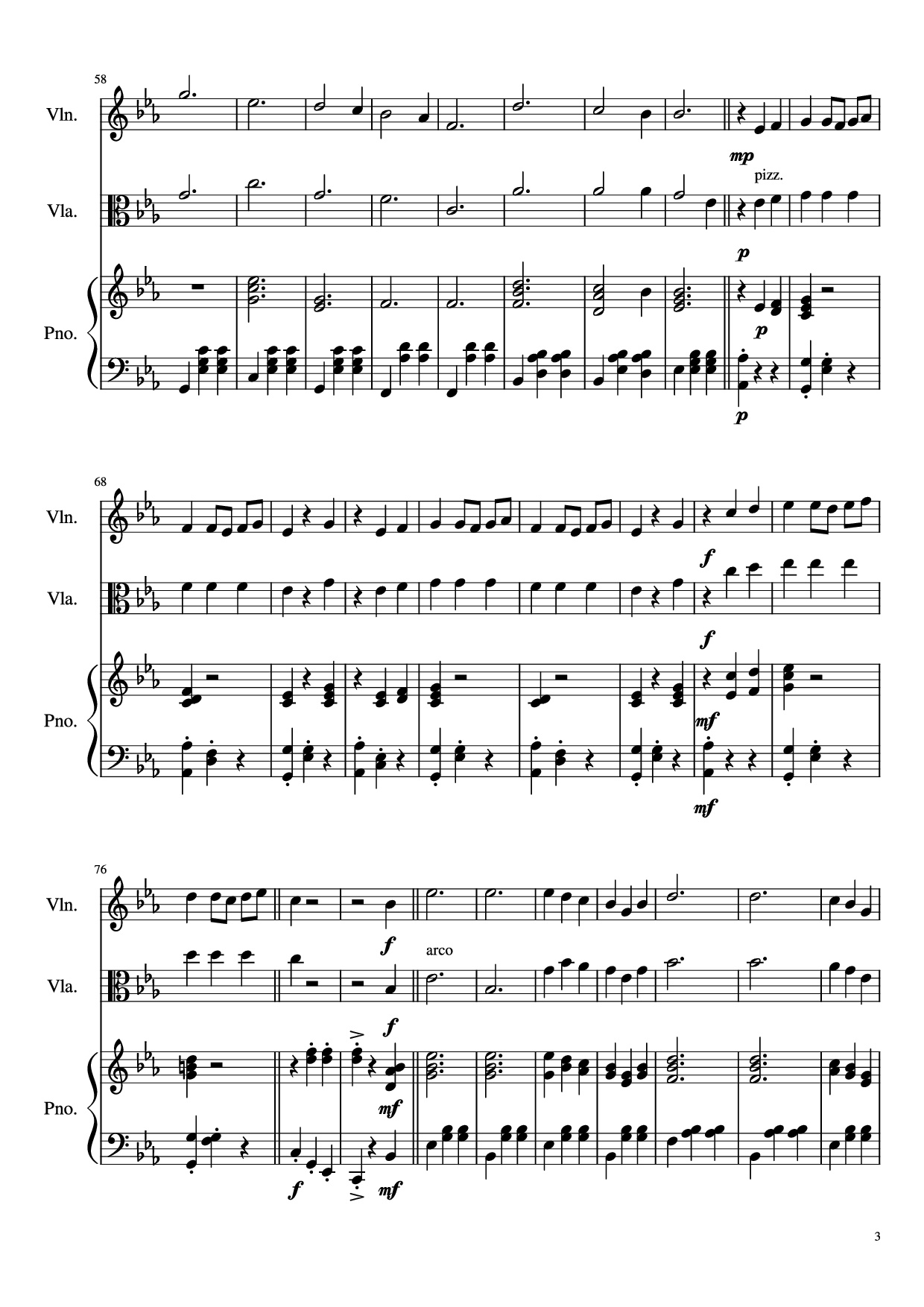 Trang 3 của Sheet nhạc PDF Piano bài hát WALTZ NO. 2 Piano - Dimitri Shostakovich