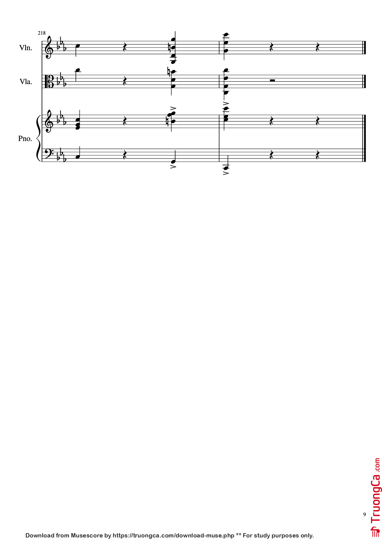 Trang 9 của Sheet nhạc PDF Piano bài hát WALTZ NO. 2 Piano - Dimitri Shostakovich