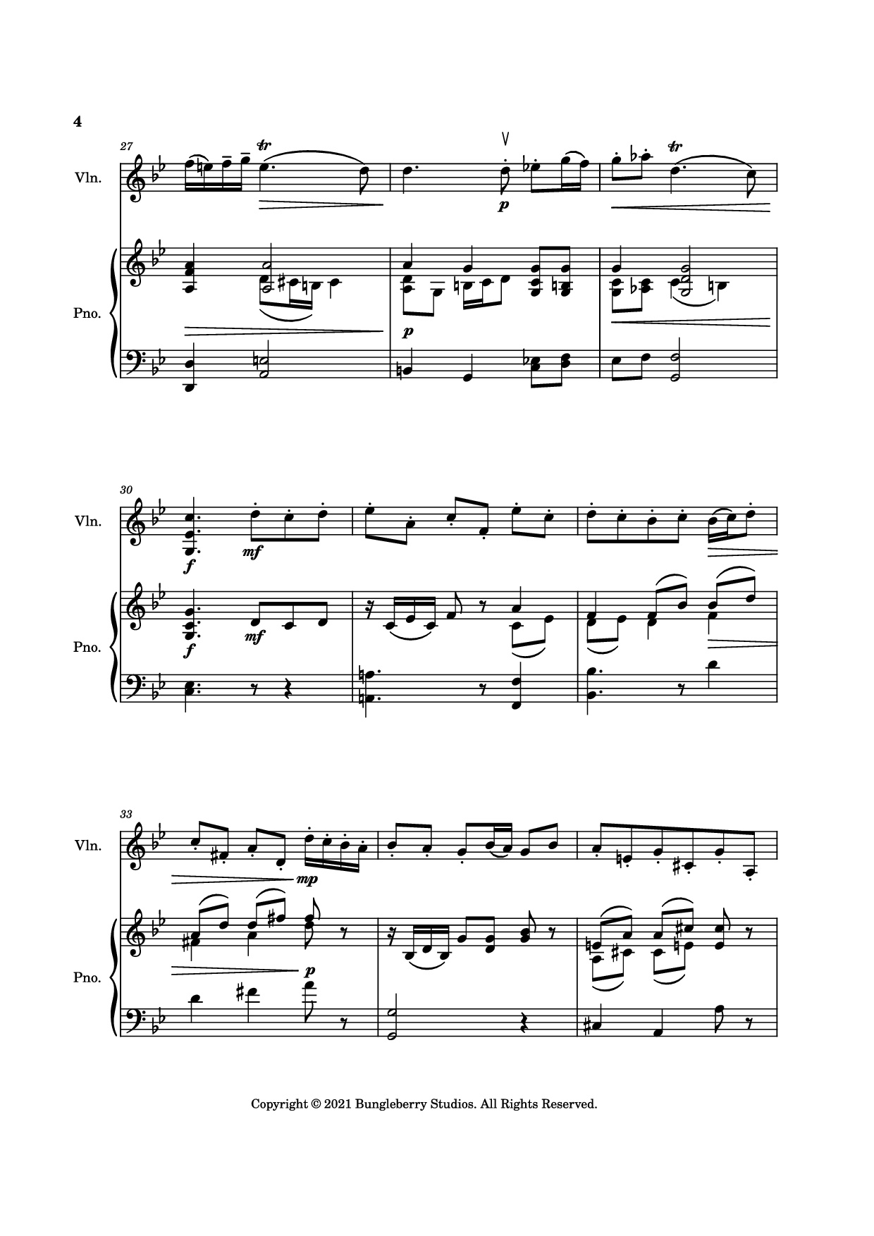 Trang 4 của Sheet nhạc PDF Piano bài hát Courante from Sonata in G Minor Piano - Henry Eccles