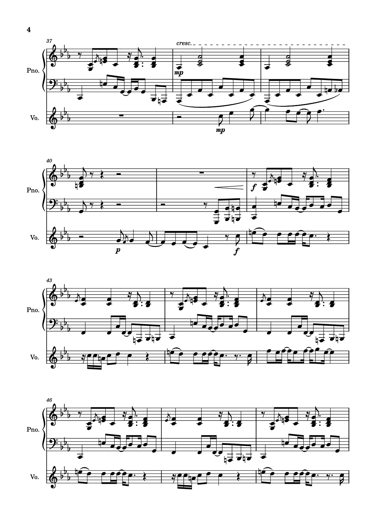Trang 4 của Sheet nhạc PDF Piano bài hát 2012 Piano - Will Wood arr. Celandine