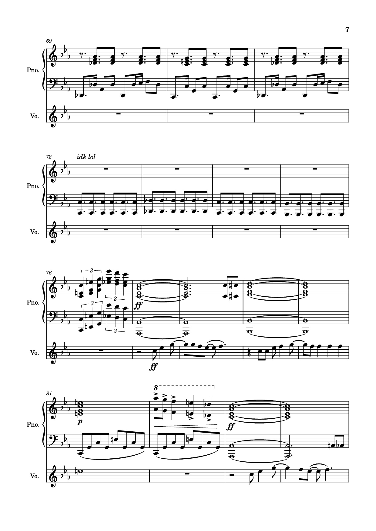 Trang 7 của Sheet nhạc PDF Piano bài hát 2012 Piano - Will Wood arr. Celandine