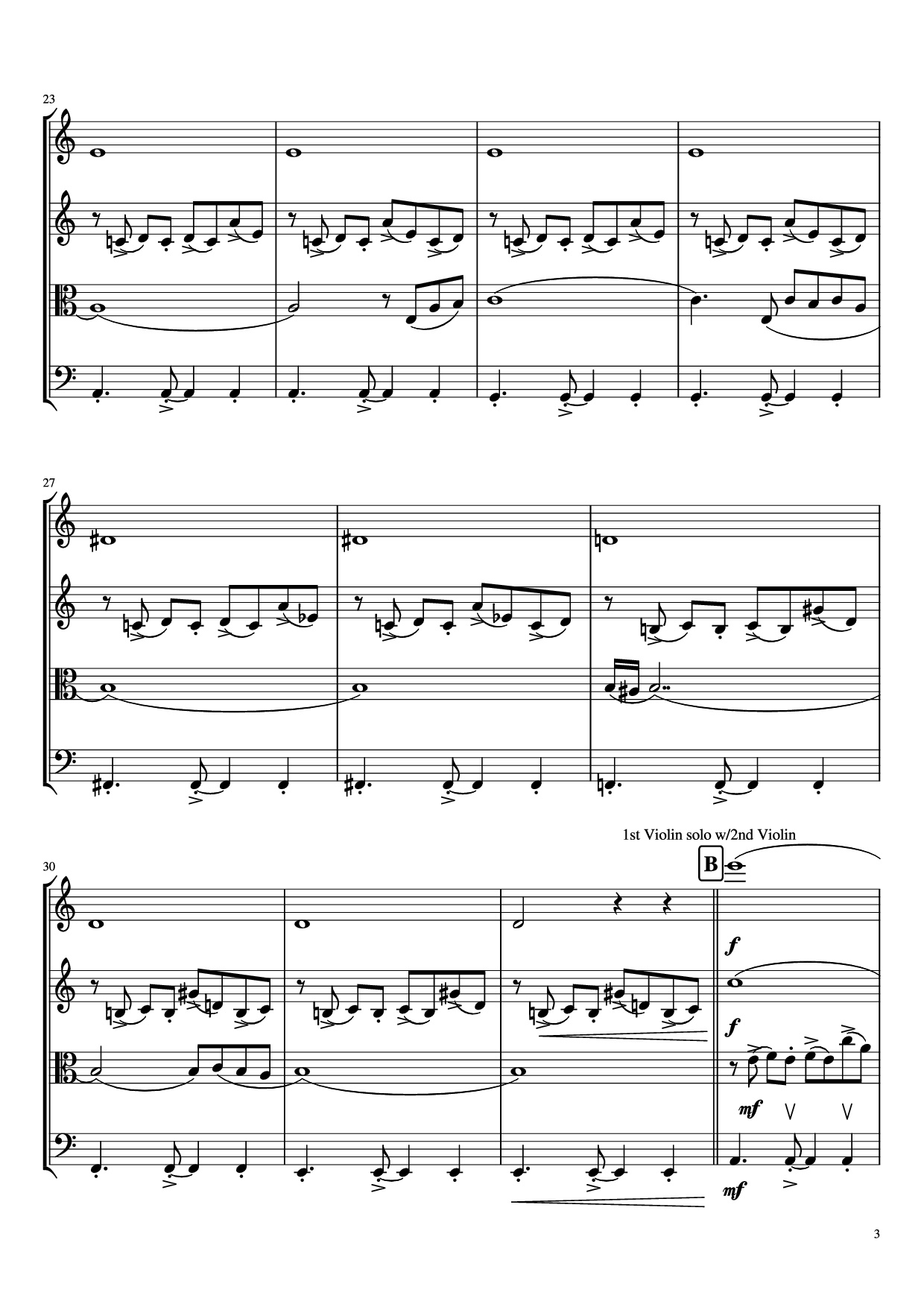 Trang 3 của Sheet nhạc PDF bài hát libertango Violin - A. Piazolla