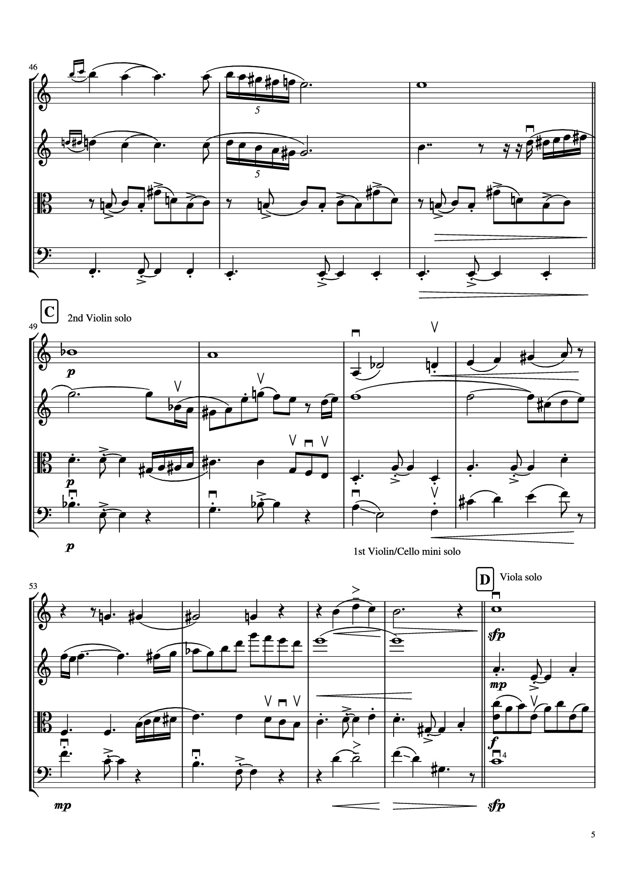 Trang 5 của Sheet nhạc PDF bài hát libertango Violin - A. Piazolla