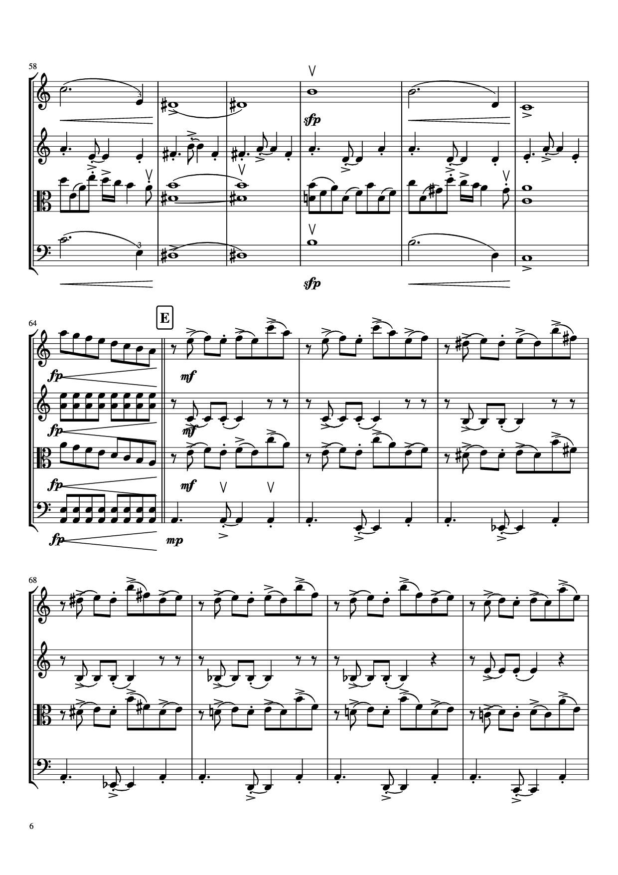 Trang 6 của Sheet nhạc PDF bài hát libertango Violin - A. Piazolla
