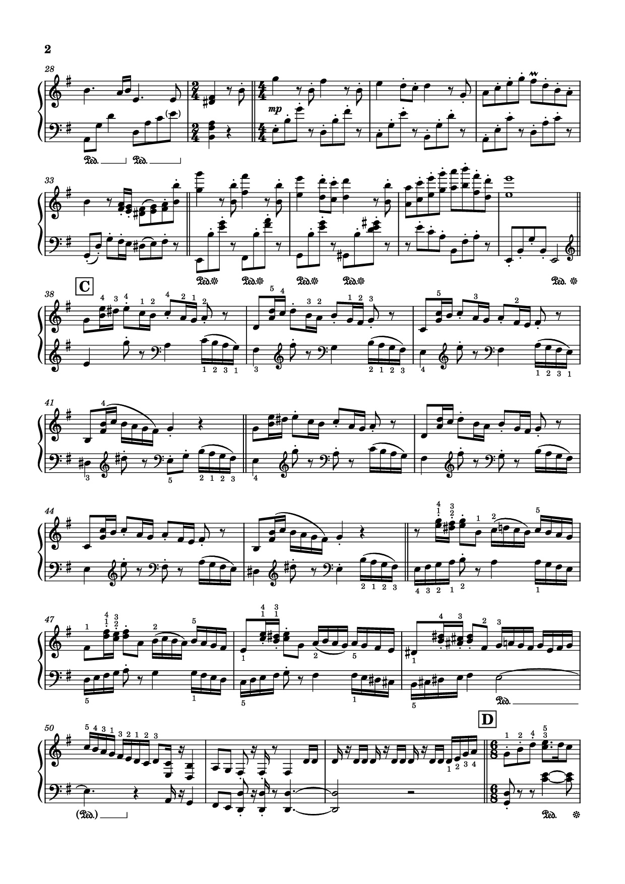Trang 2 của Sheet nhạc PDF Piano bài hát A SEASIDE TOWN Piano - Kiki