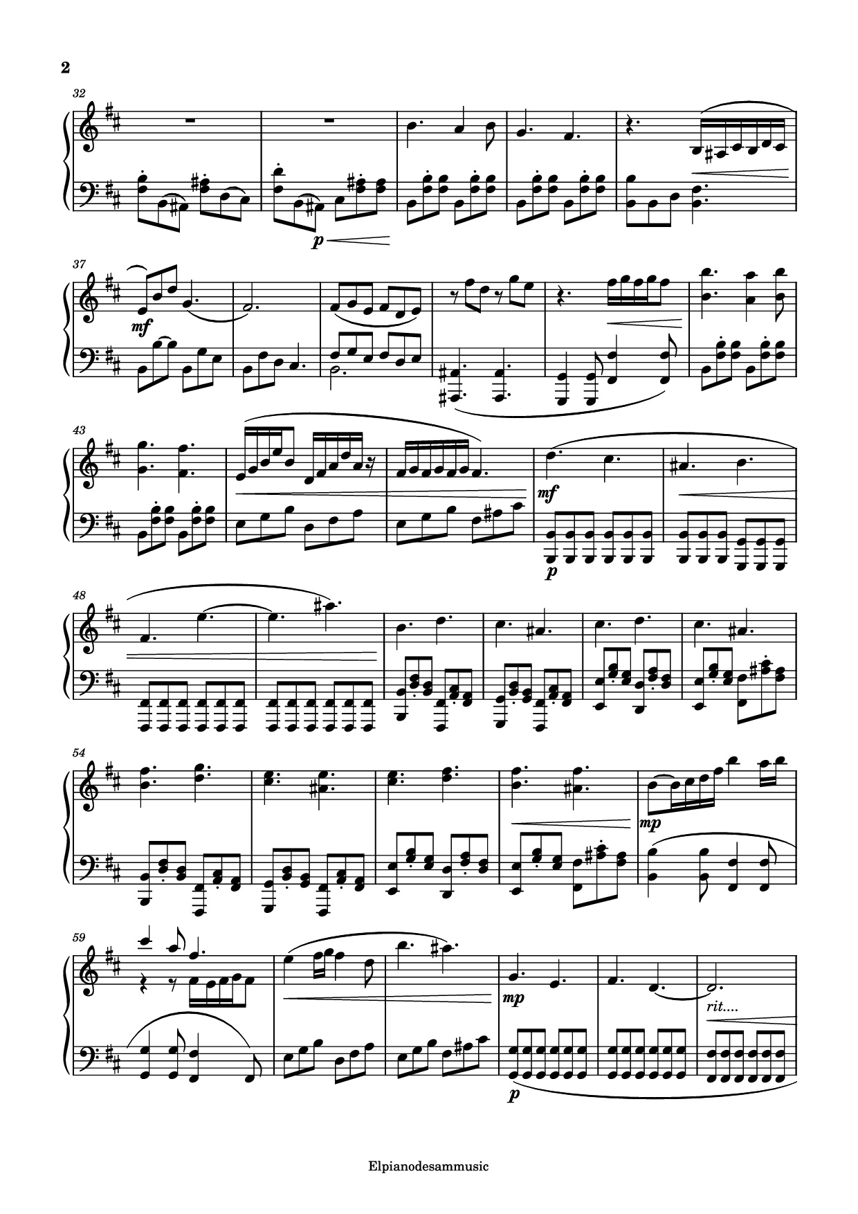 Trang 2 của Sheet nhạc PDF Piano bài hát Oakvale Theme Piano - Russell Shaw
