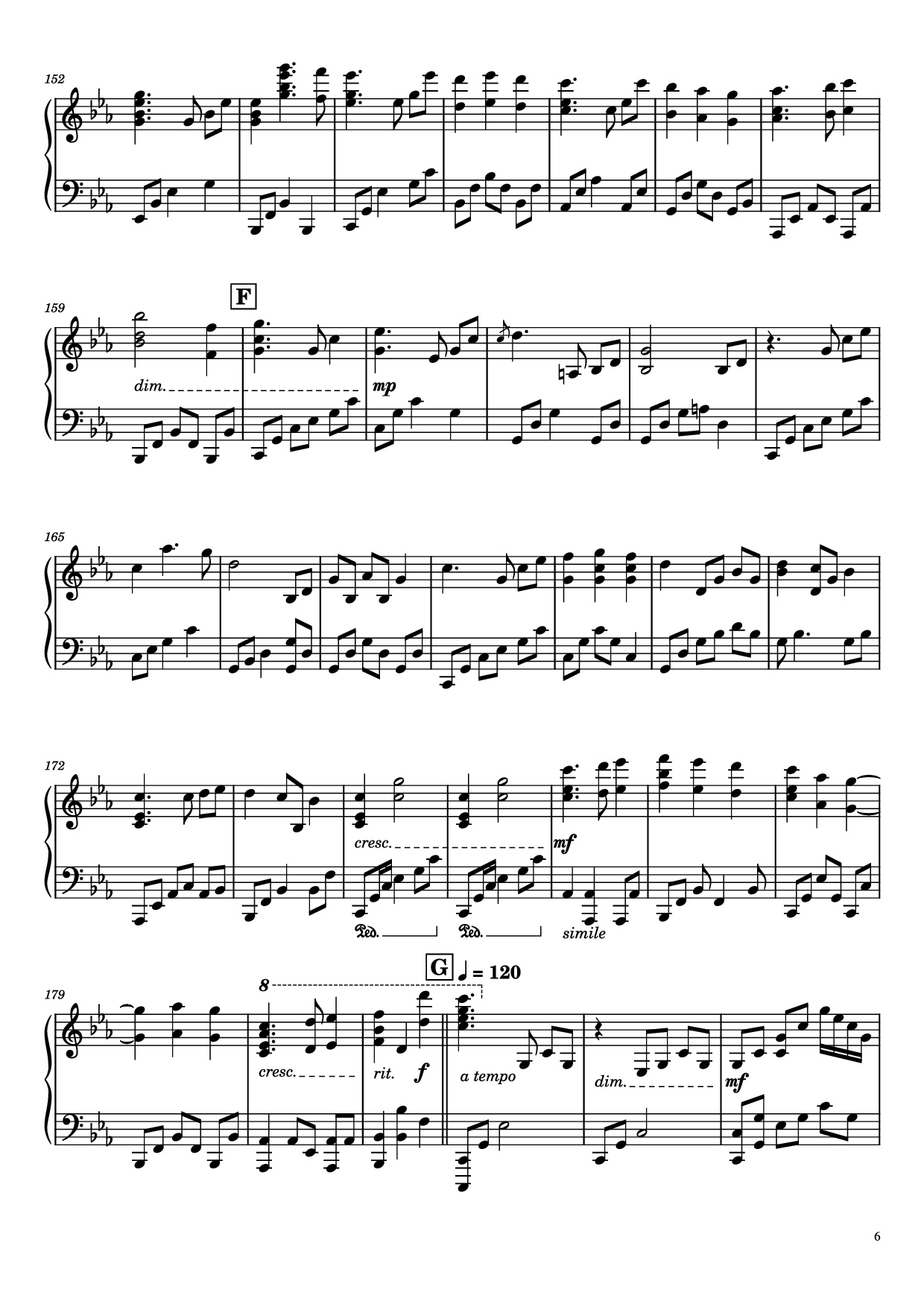 Trang 6 của Sheet nhạc PDF bài hát Once Upon a December Piano - Music by S. Flaherty & D. Newman