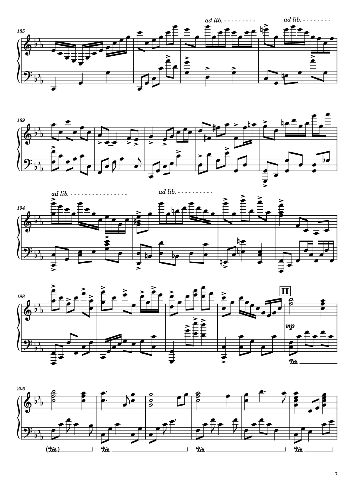 Trang 7 của Sheet nhạc PDF bài hát Once Upon a December Piano - Music by S. Flaherty & D. Newman