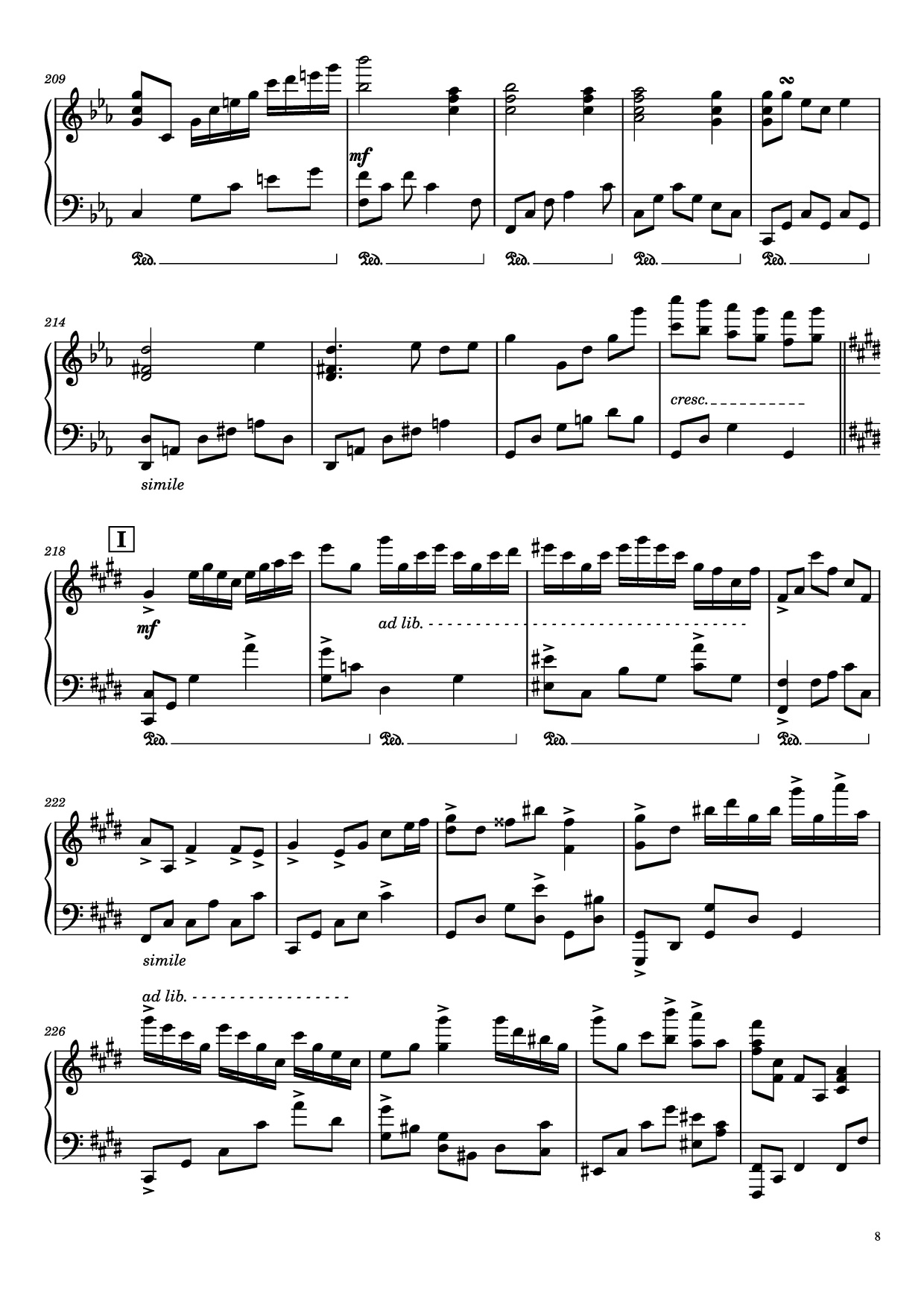 Trang 8 của Sheet nhạc PDF bài hát Once Upon a December Piano - Music by S. Flaherty & D. Newman