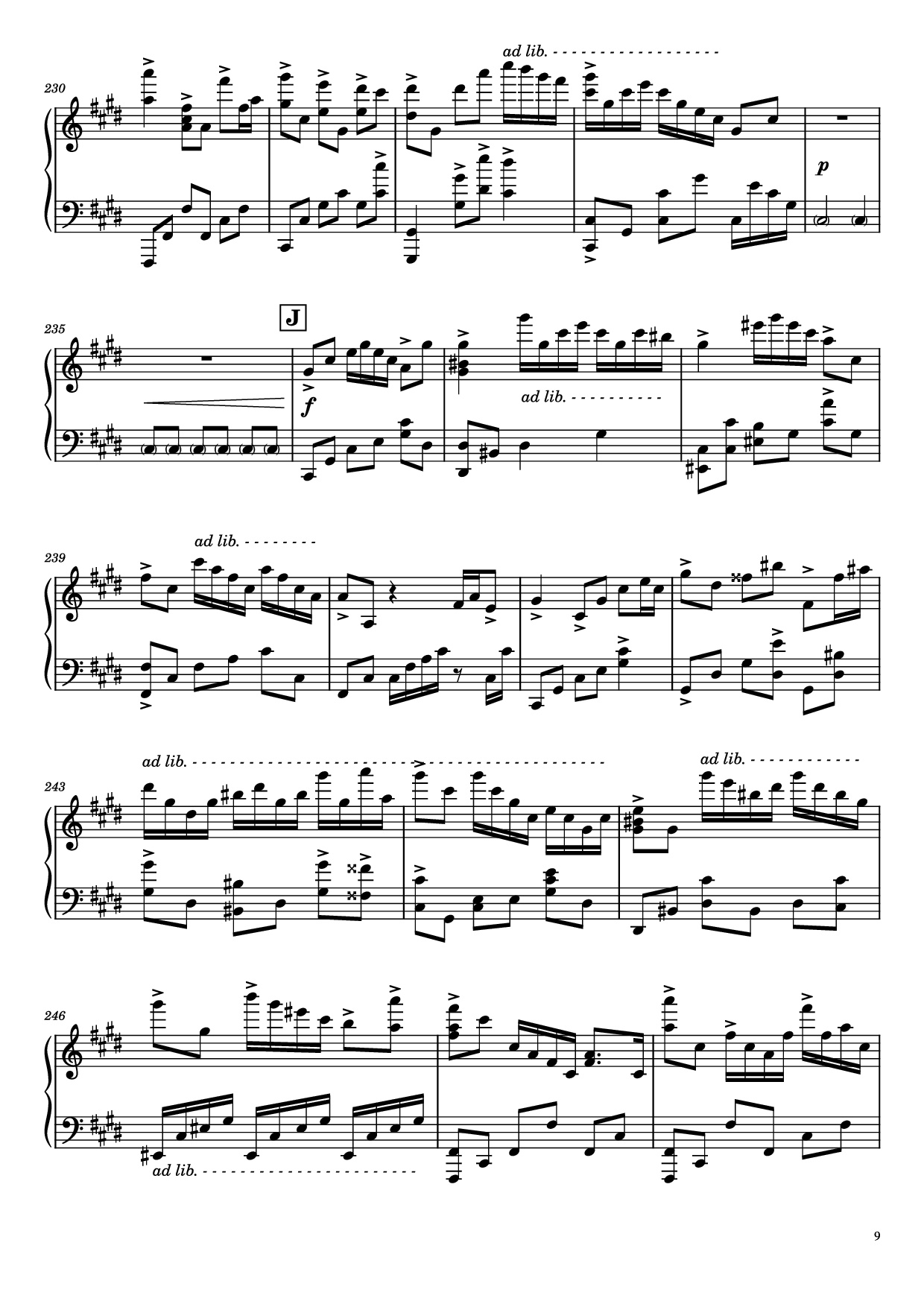 Trang 9 của Sheet nhạc PDF bài hát Once Upon a December Piano - Music by S. Flaherty & D. Newman