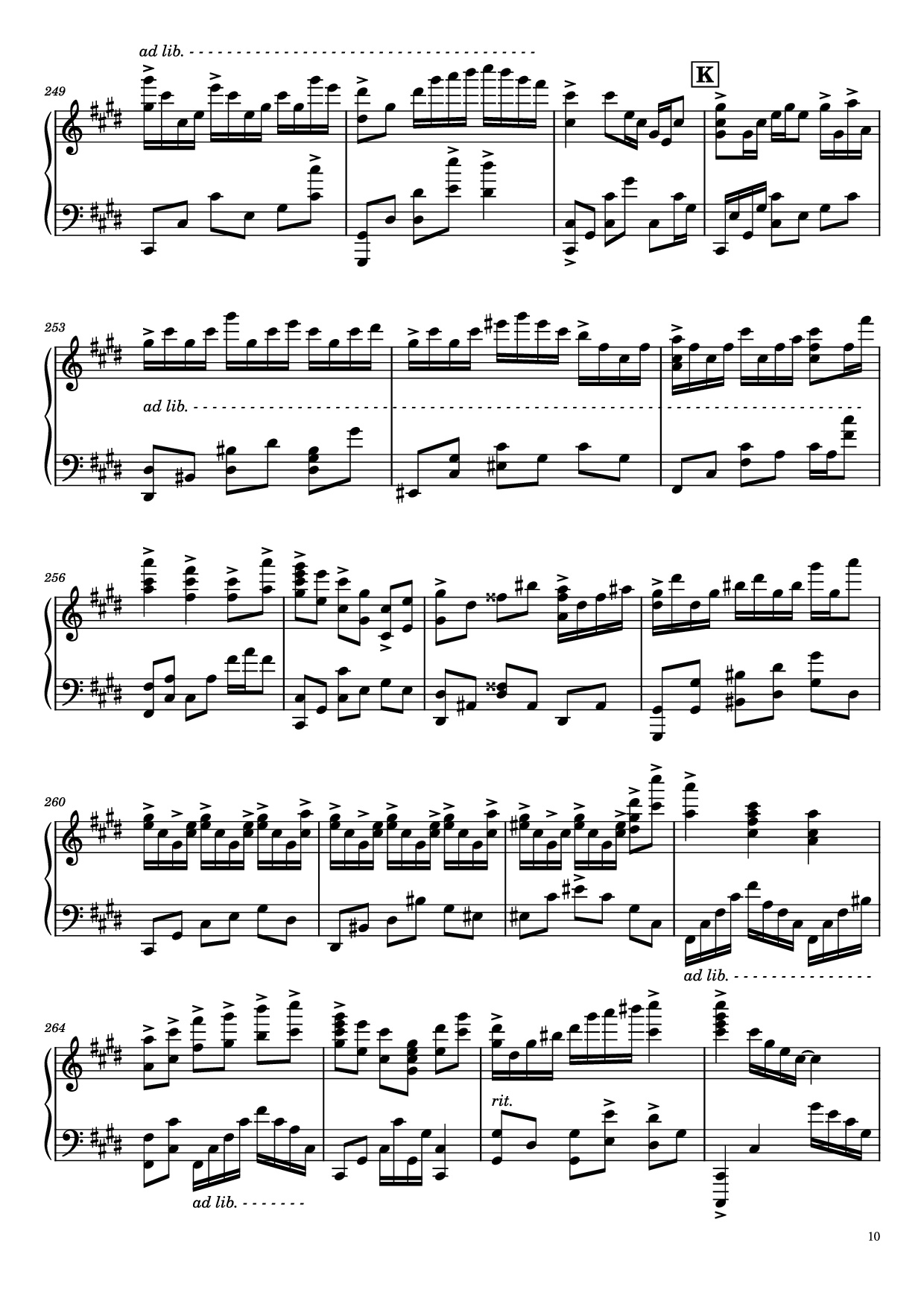 Trang 10 của Sheet nhạc PDF bài hát Once Upon a December Piano - Music by S. Flaherty & D. Newman