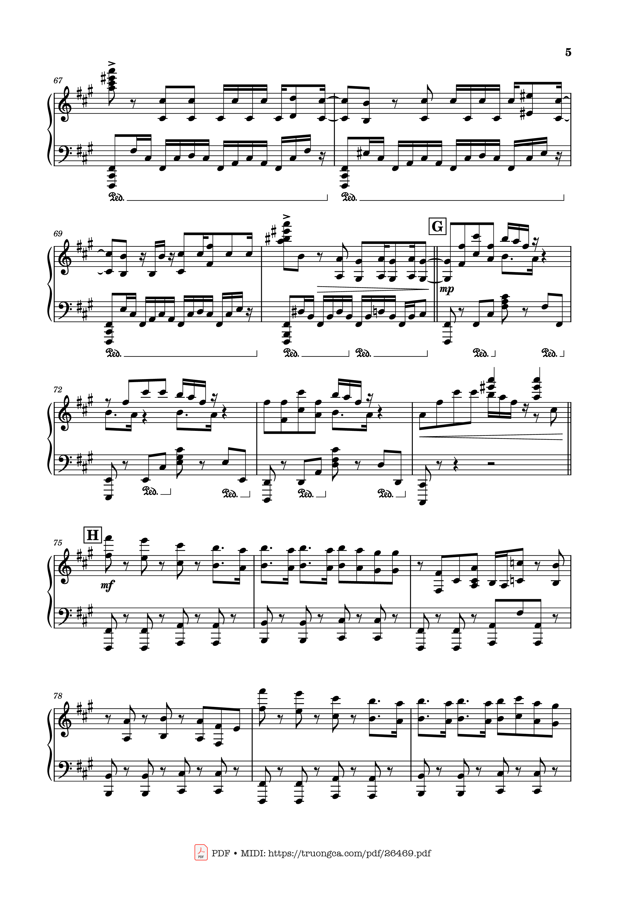 Trang 5 của Sheet nhạc PDF Piano bài hát SPECIALZ Piano - Music by King Gnu