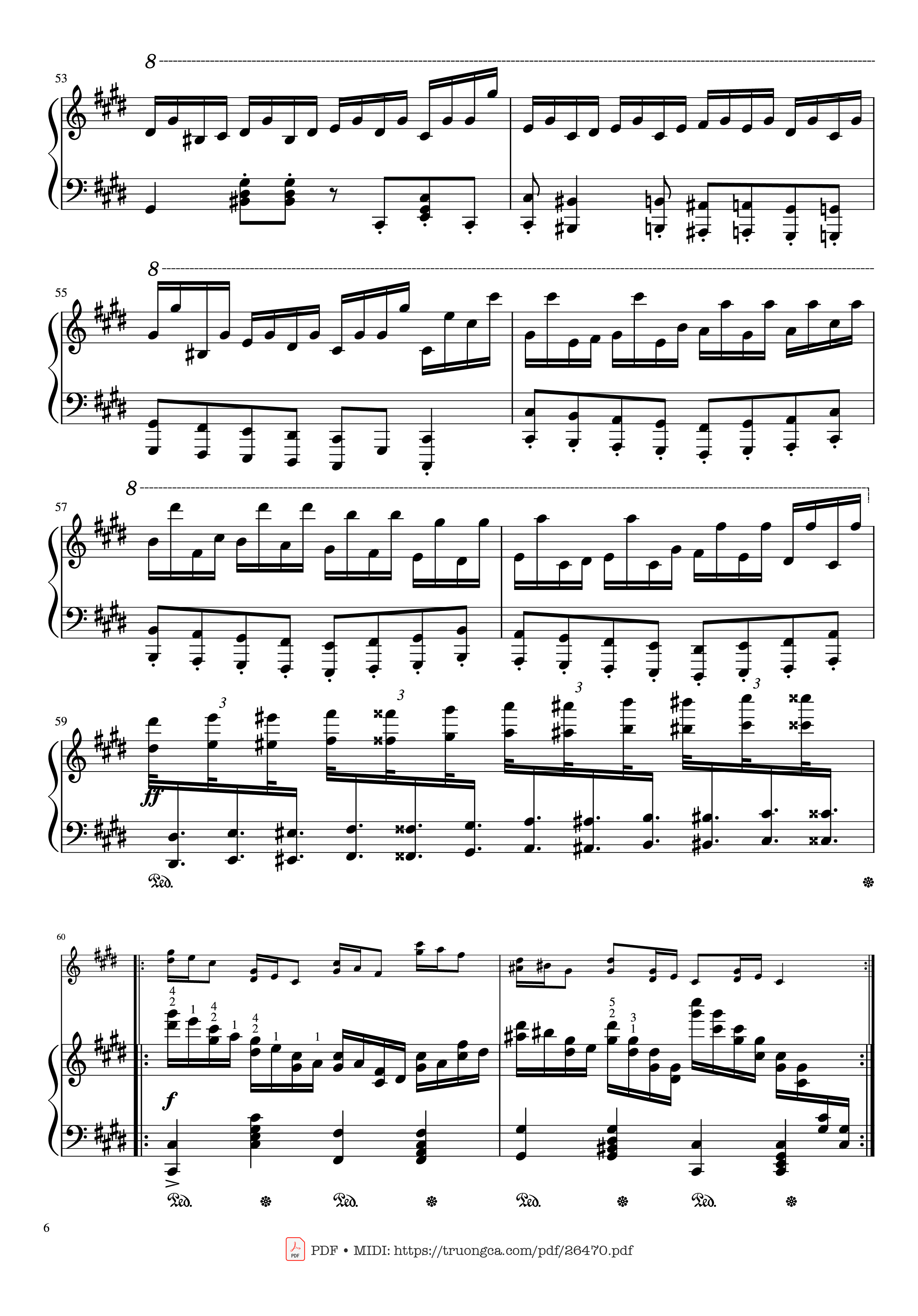 Trang 6 của Sheet nhạc PDF Piano bài hát Croatian Etude Piano - Maksim Mrvica