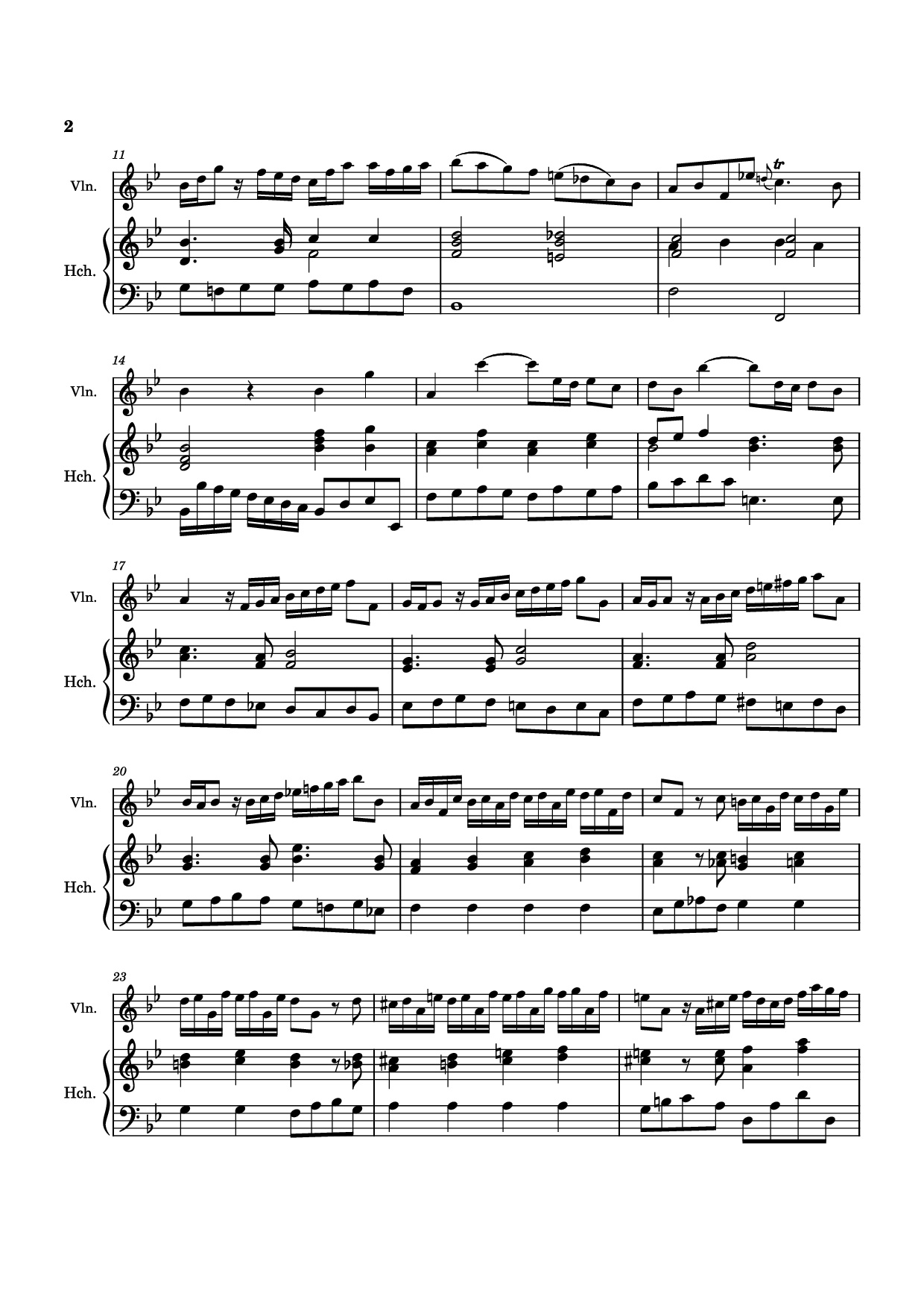 Trang 2 của Sheet nhạc PDF bài hát Allegro Violin - Antonio Vivaldi