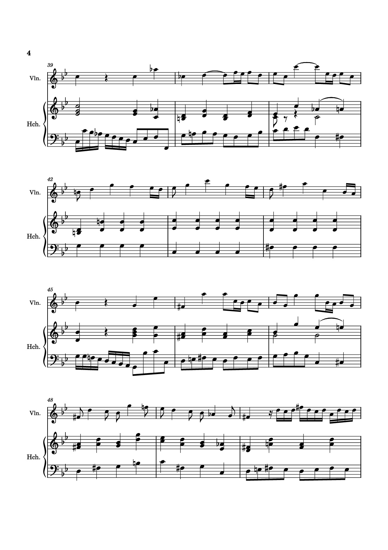 Trang 4 của Sheet nhạc PDF bài hát Allegro Violin - Antonio Vivaldi